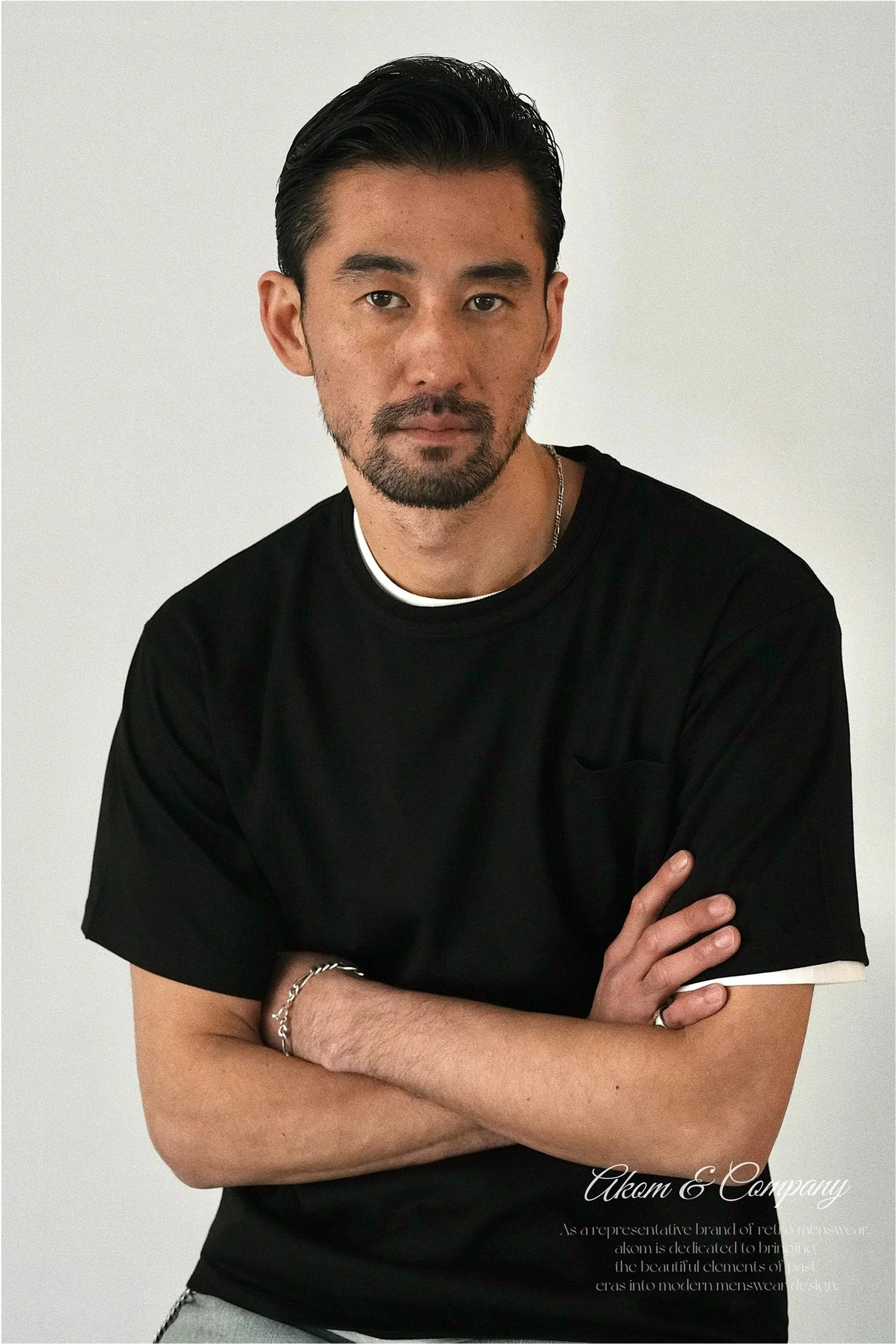 Combed Cotton Loose-Fit Crew Neck Tee