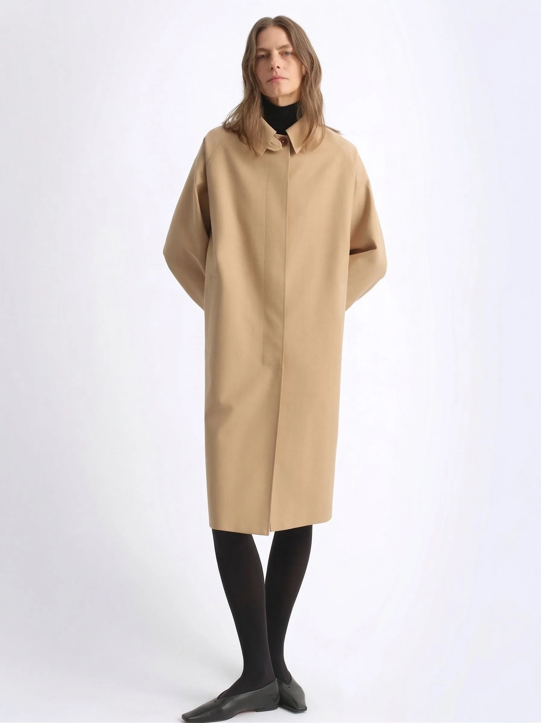 Concealed Button Coat - Image 11