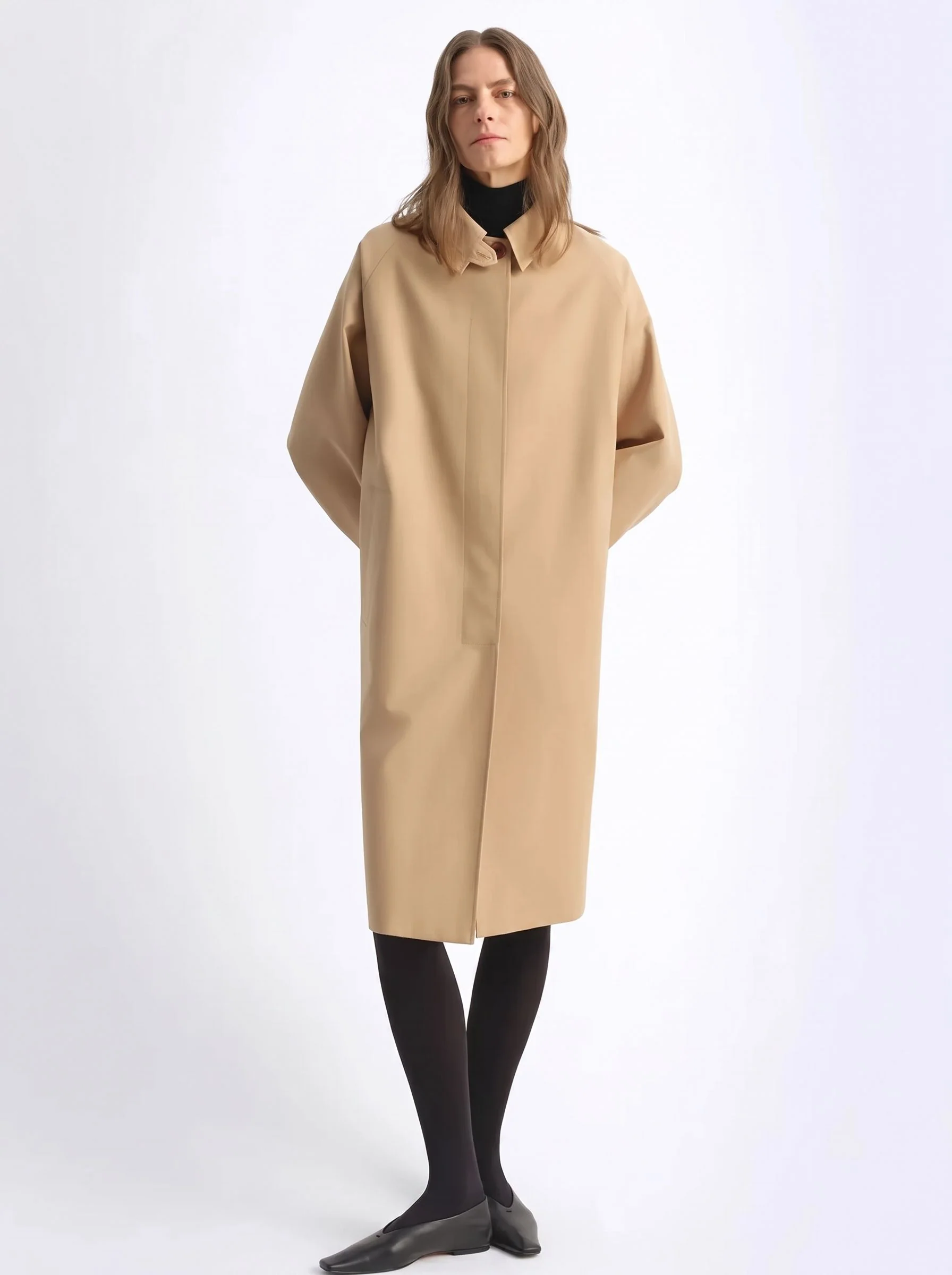 Concealed Button Coat - Image 12