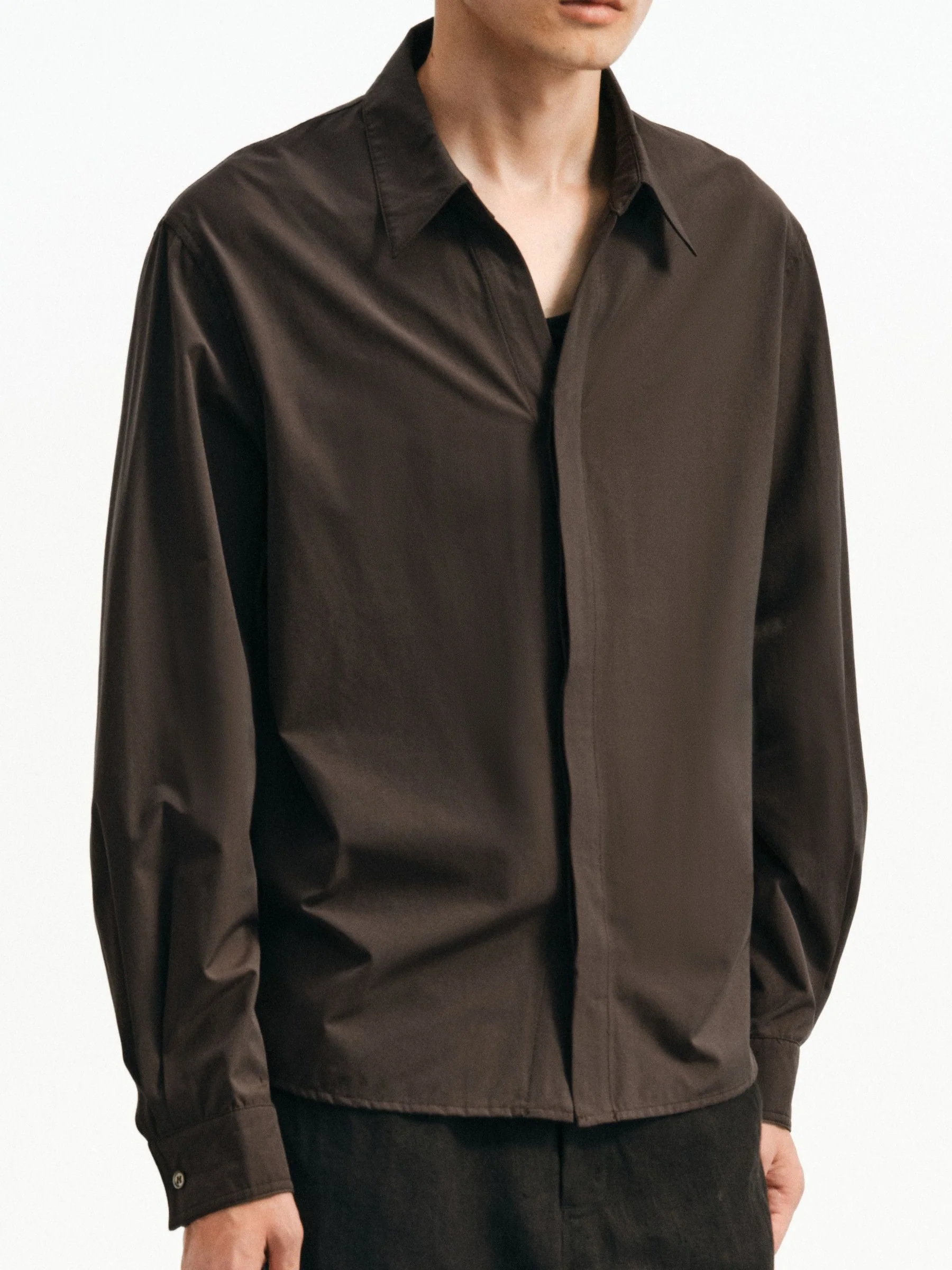 Concealed Placket Shirt - Image 4
