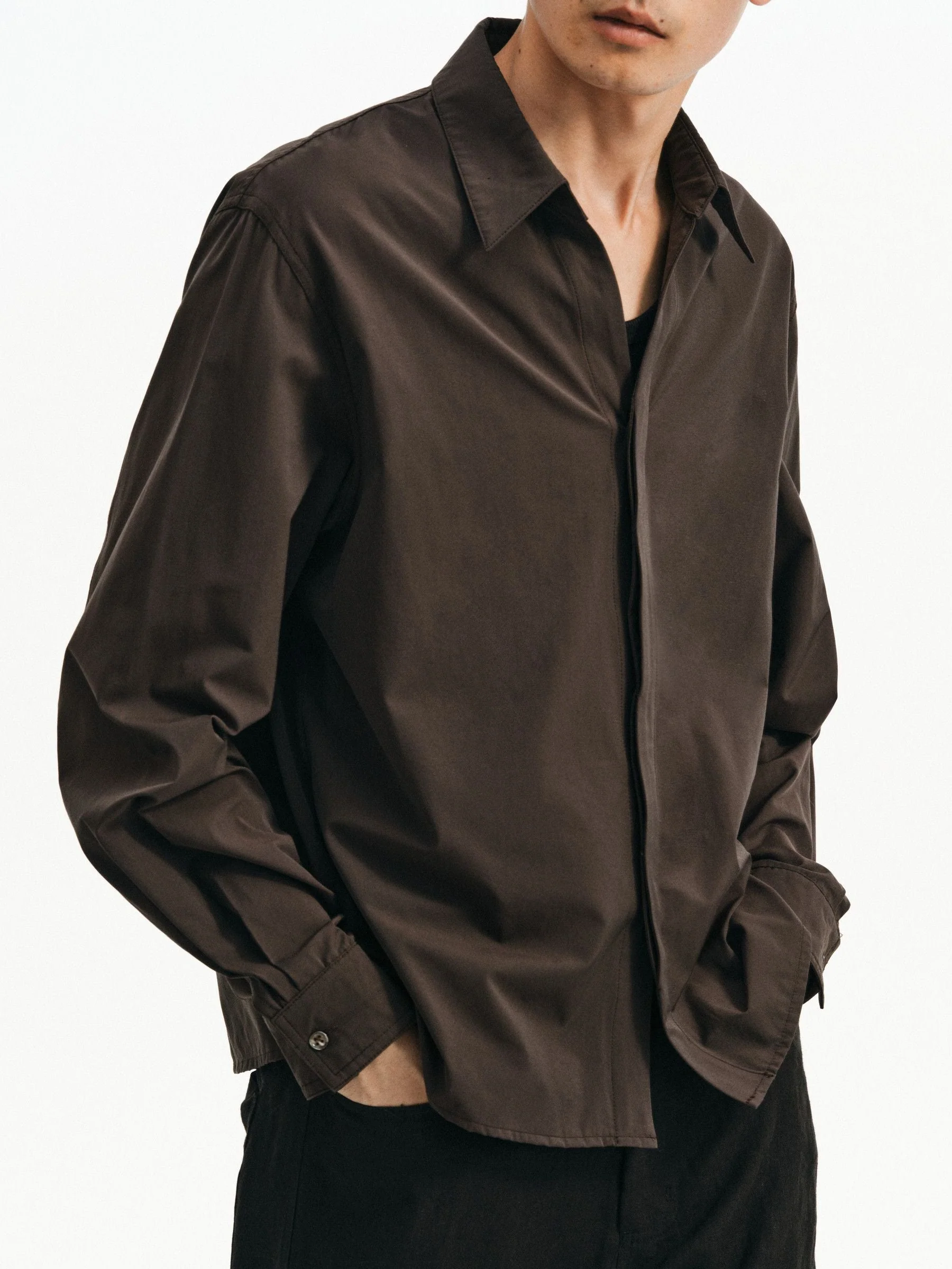 Concealed Placket Shirt - Image 5