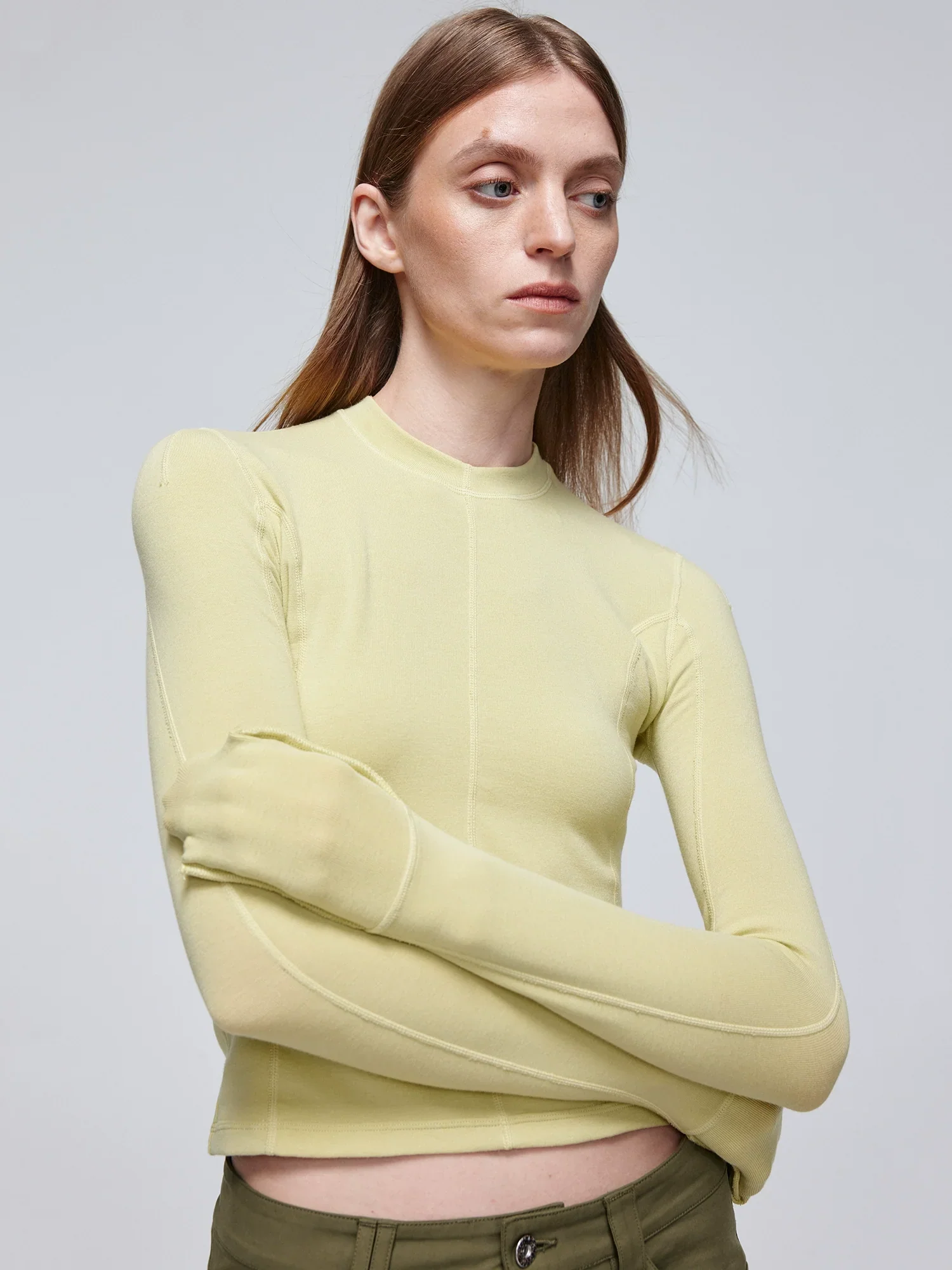 Contour Seam Long Sleeve Top - Image 3
