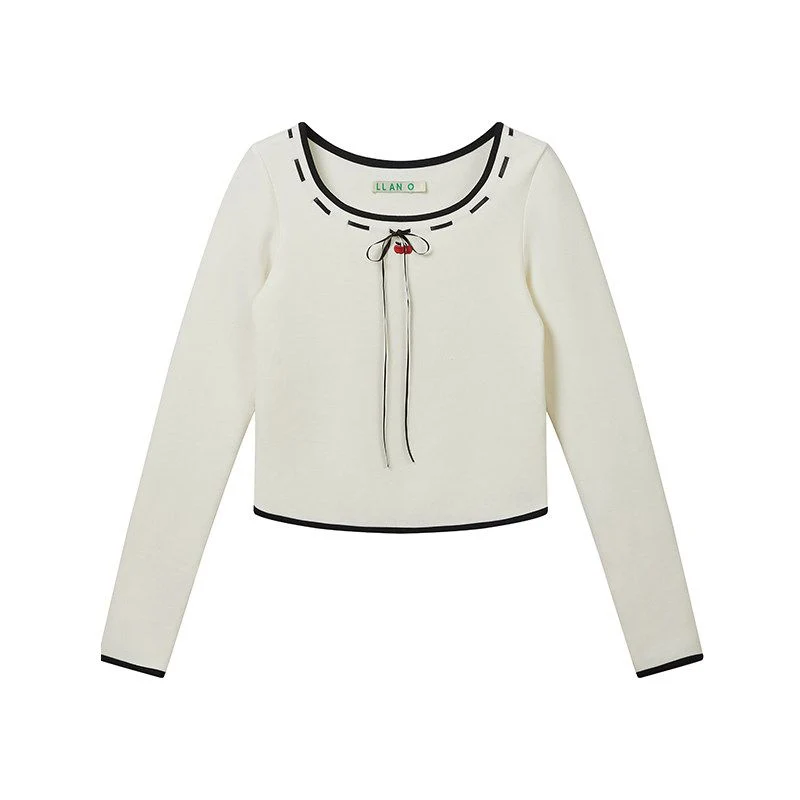Contrast Bow Top - Image 6