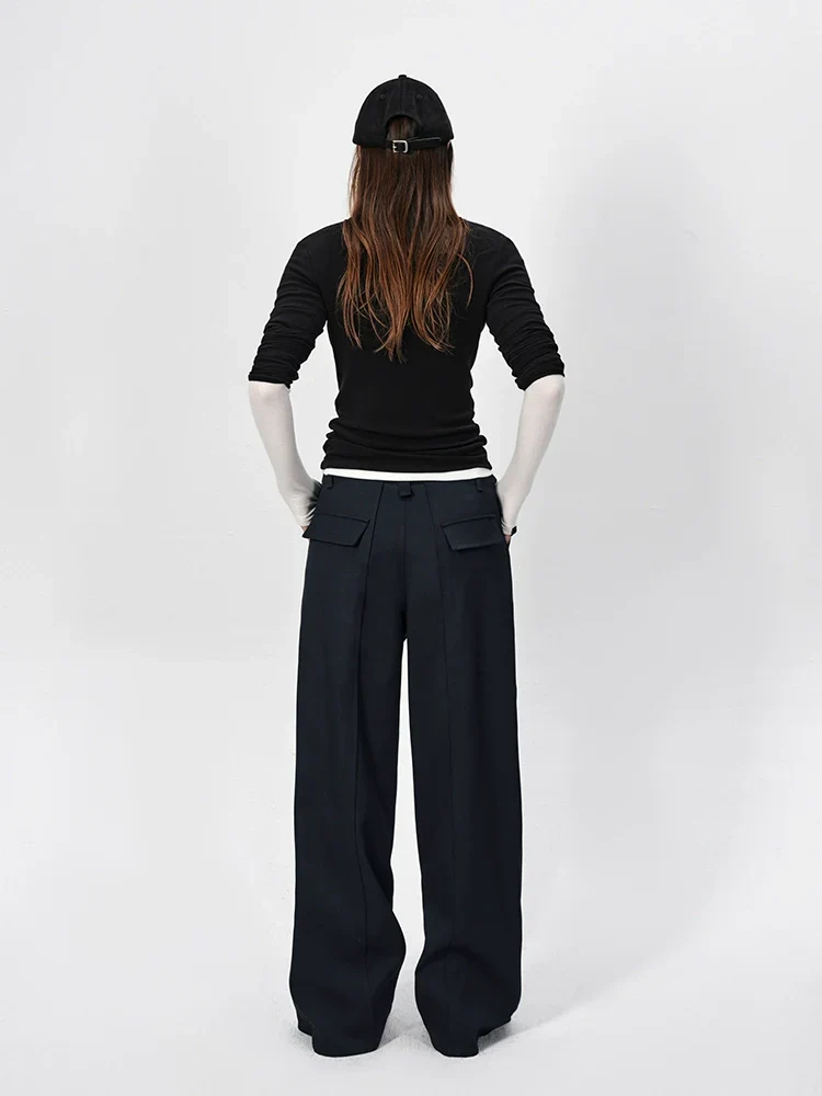 Contrast-Check Straight-Leg Trousers - Image 4