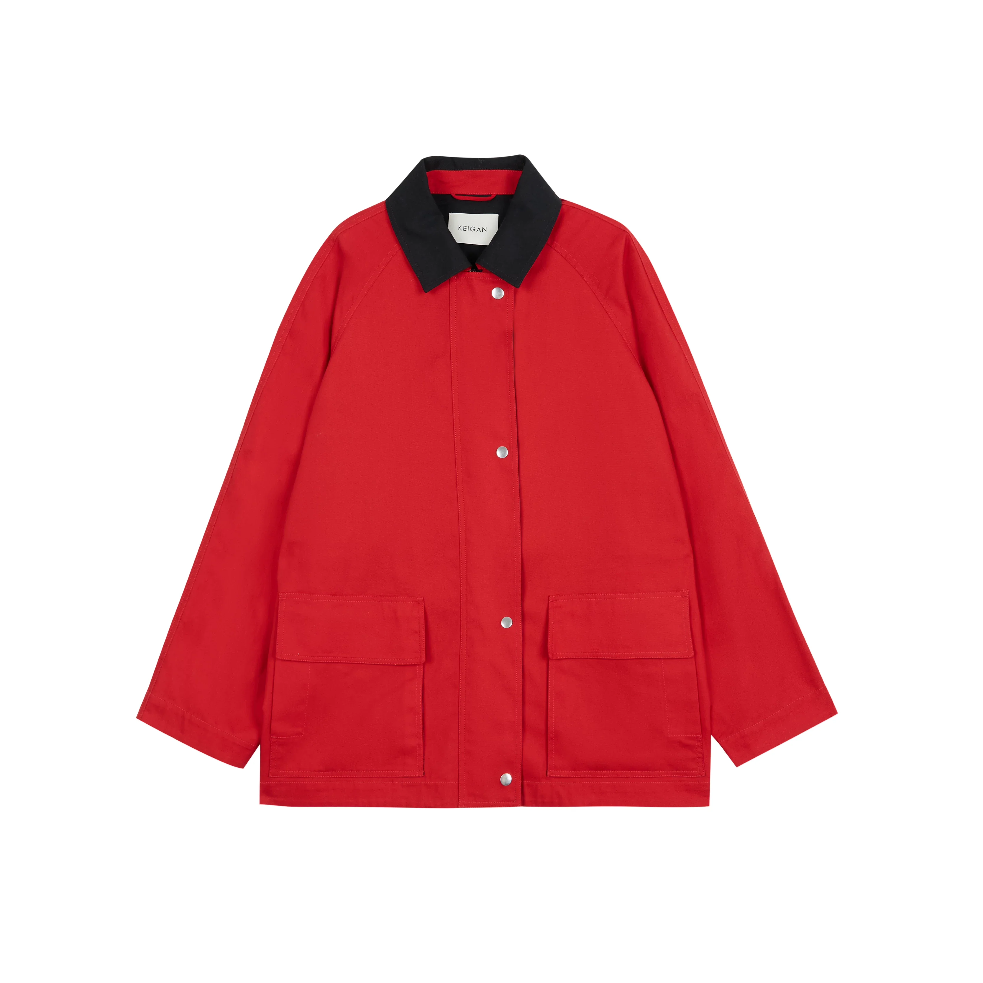 Contrast Collar Coach Jacket - Image 2