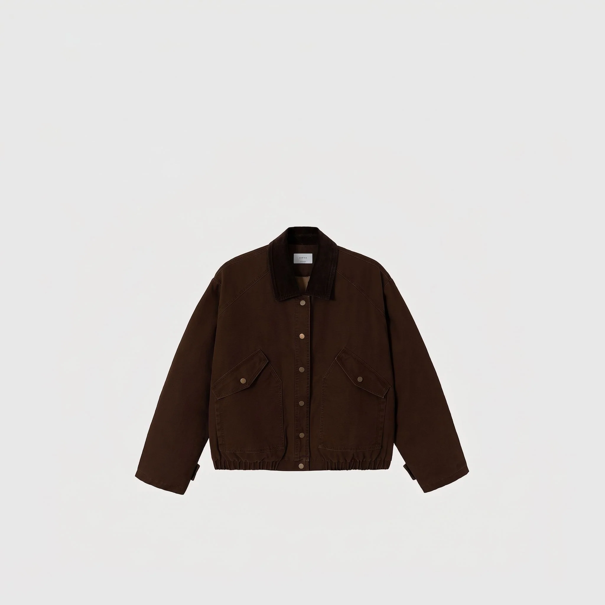 Contrast Collar Jacket - Image 5