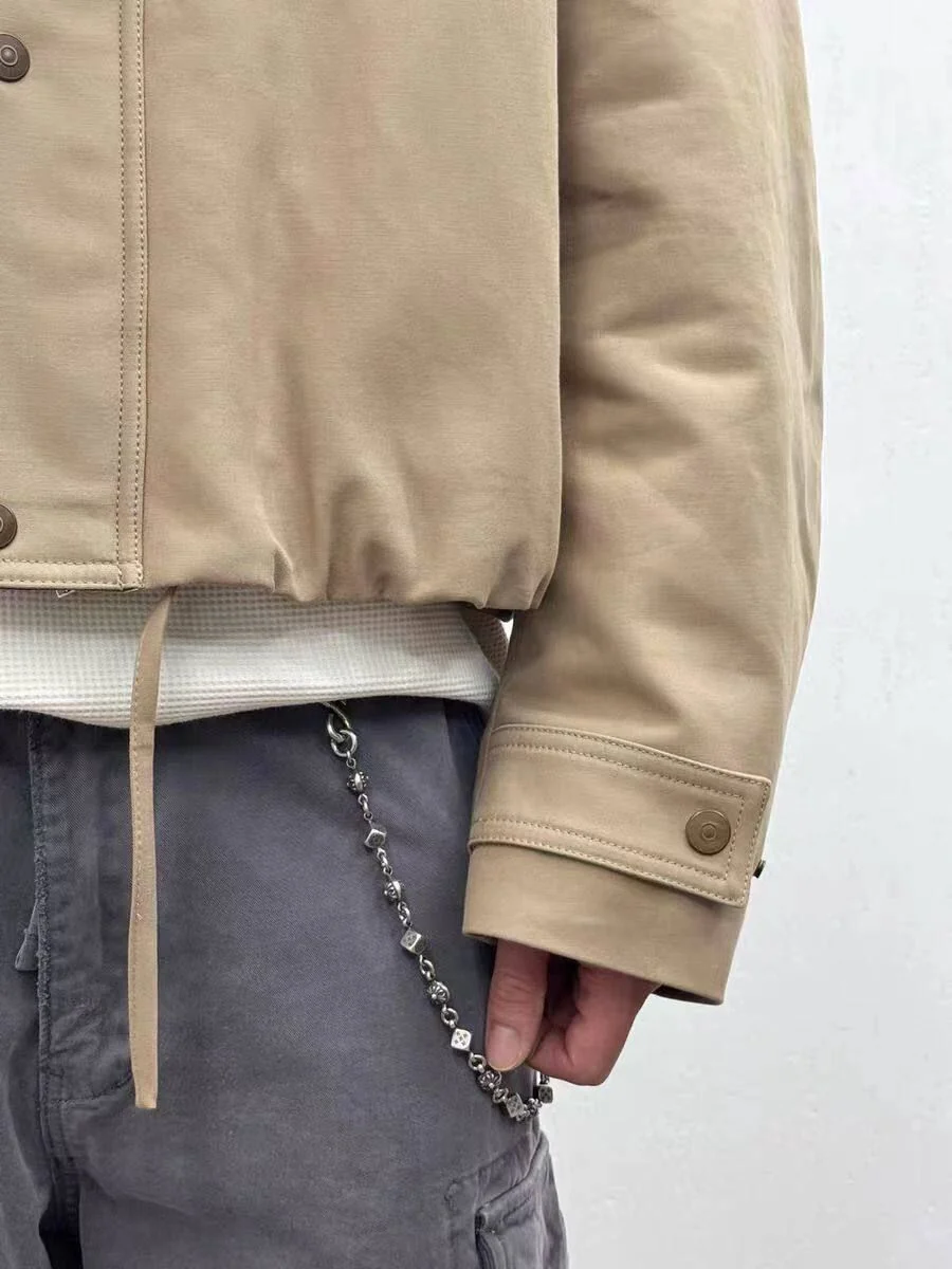 Contrast Collar Jacket - Image 5