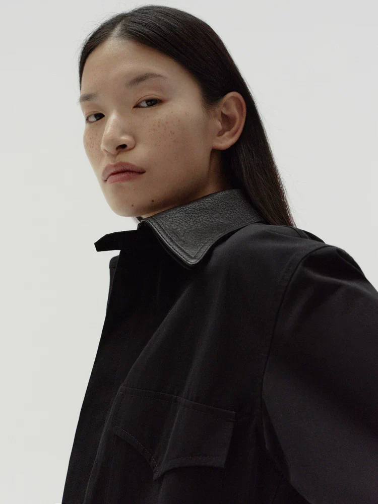 Contrast Collar Jumpsuit - Image 3