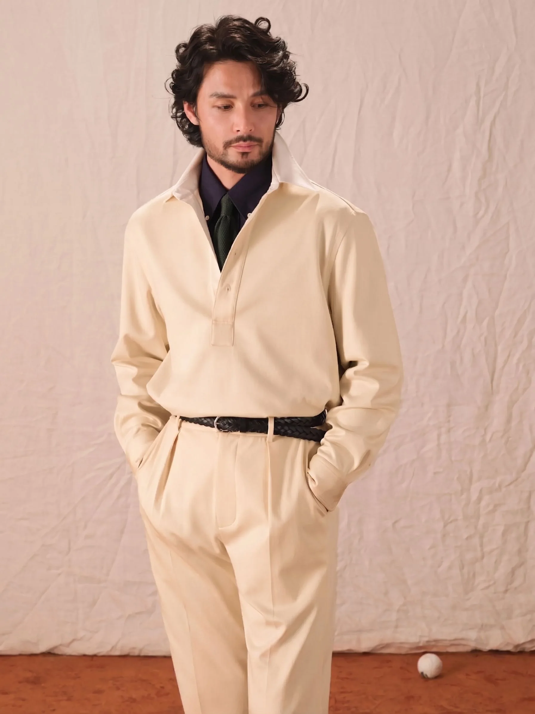 Contrast Collar Polo