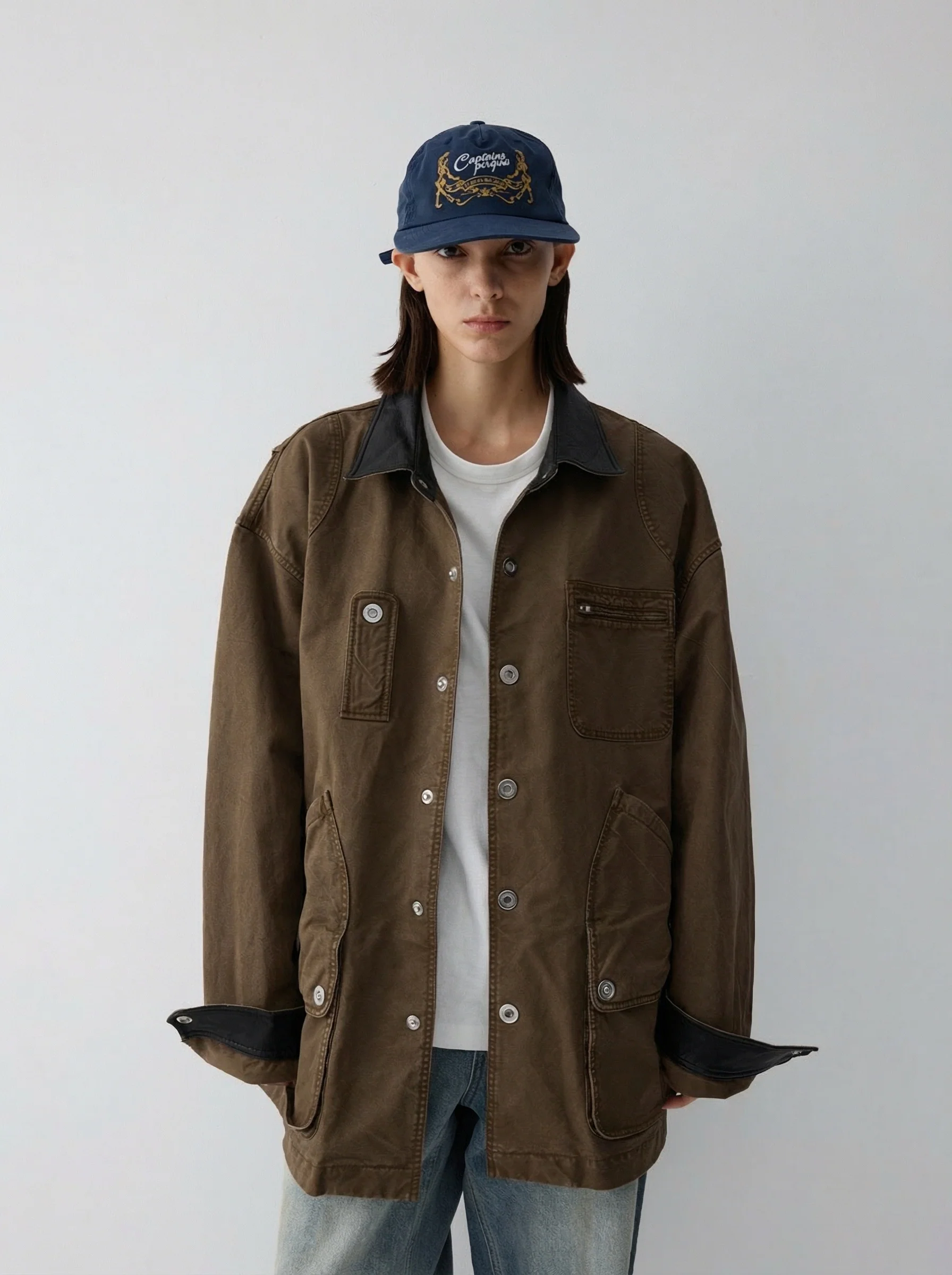 Contrast Collar Utility Jacket - Image 6