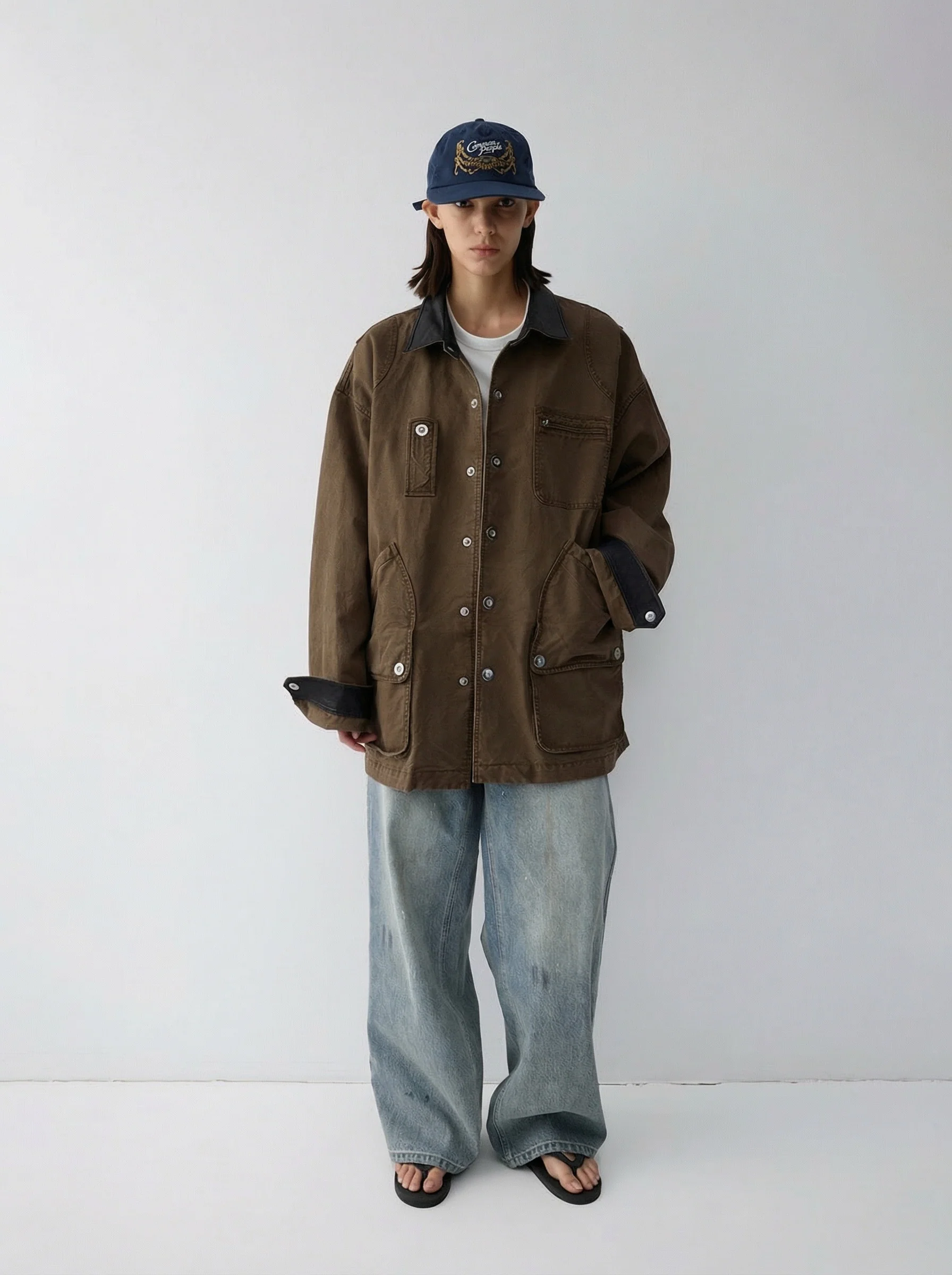 Contrast Collar Utility Jacket - Image 7