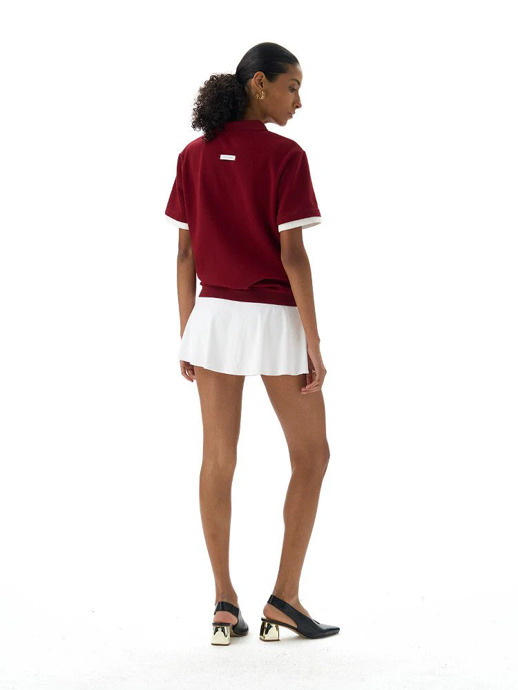Contrast-Cuff Polo - Image 3