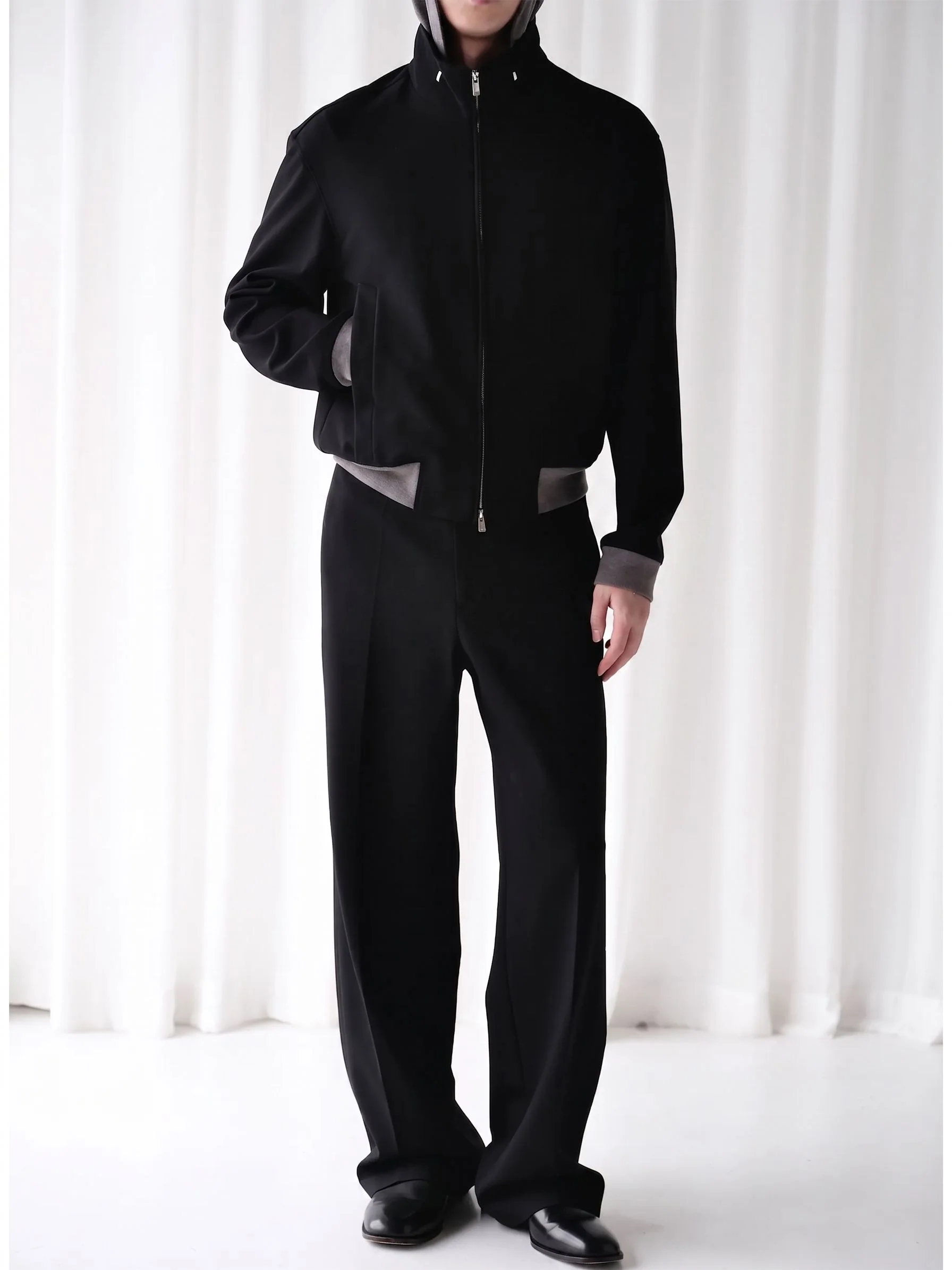 Contrast Hood Zip Jacket - Image 3