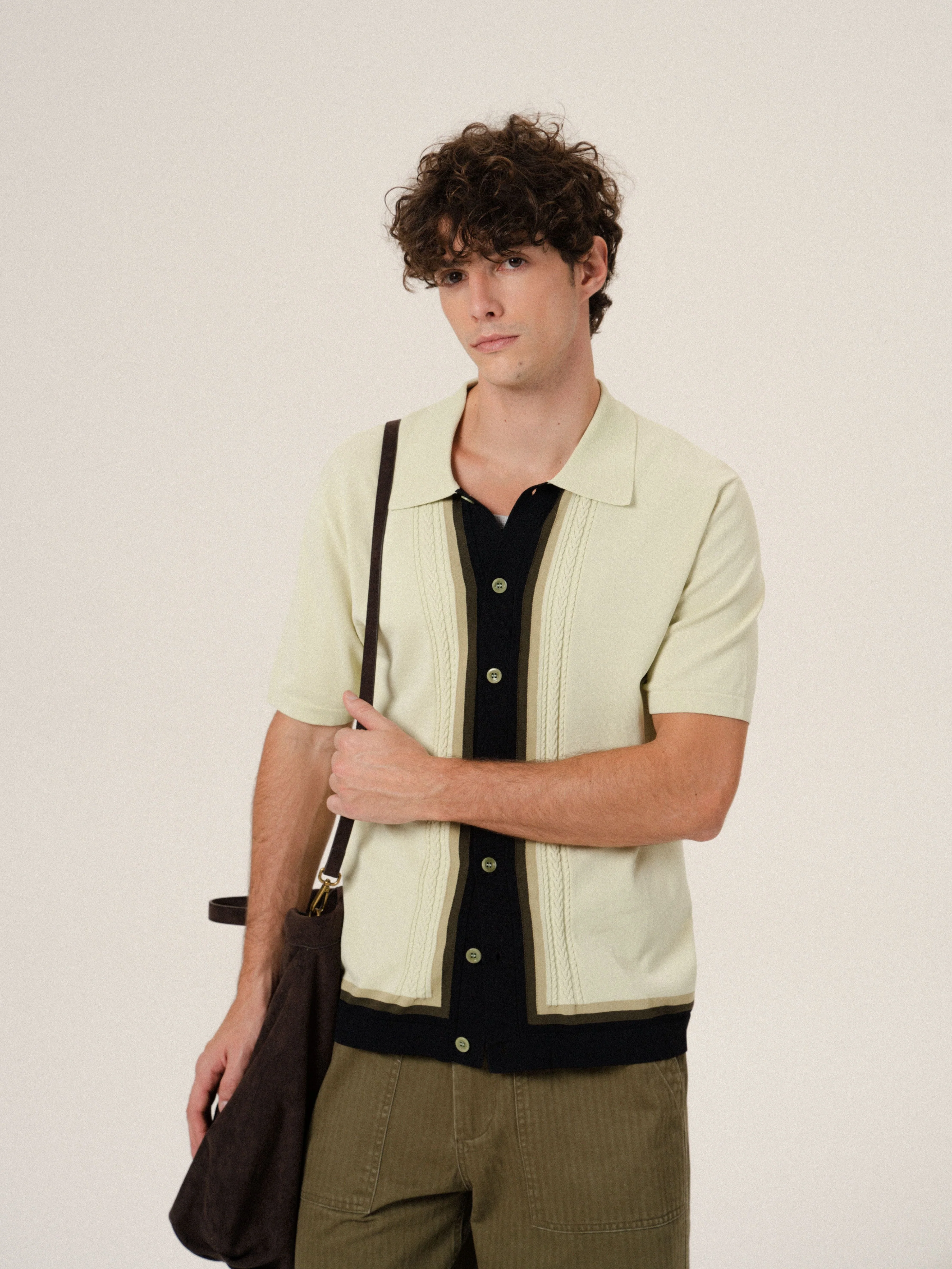 Contrast Knit Polo - Image 4