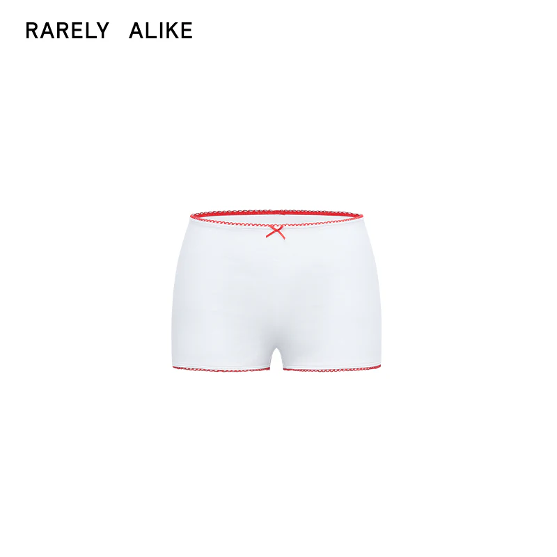 Contrast Lace Slim Fit Shorts - Image 7