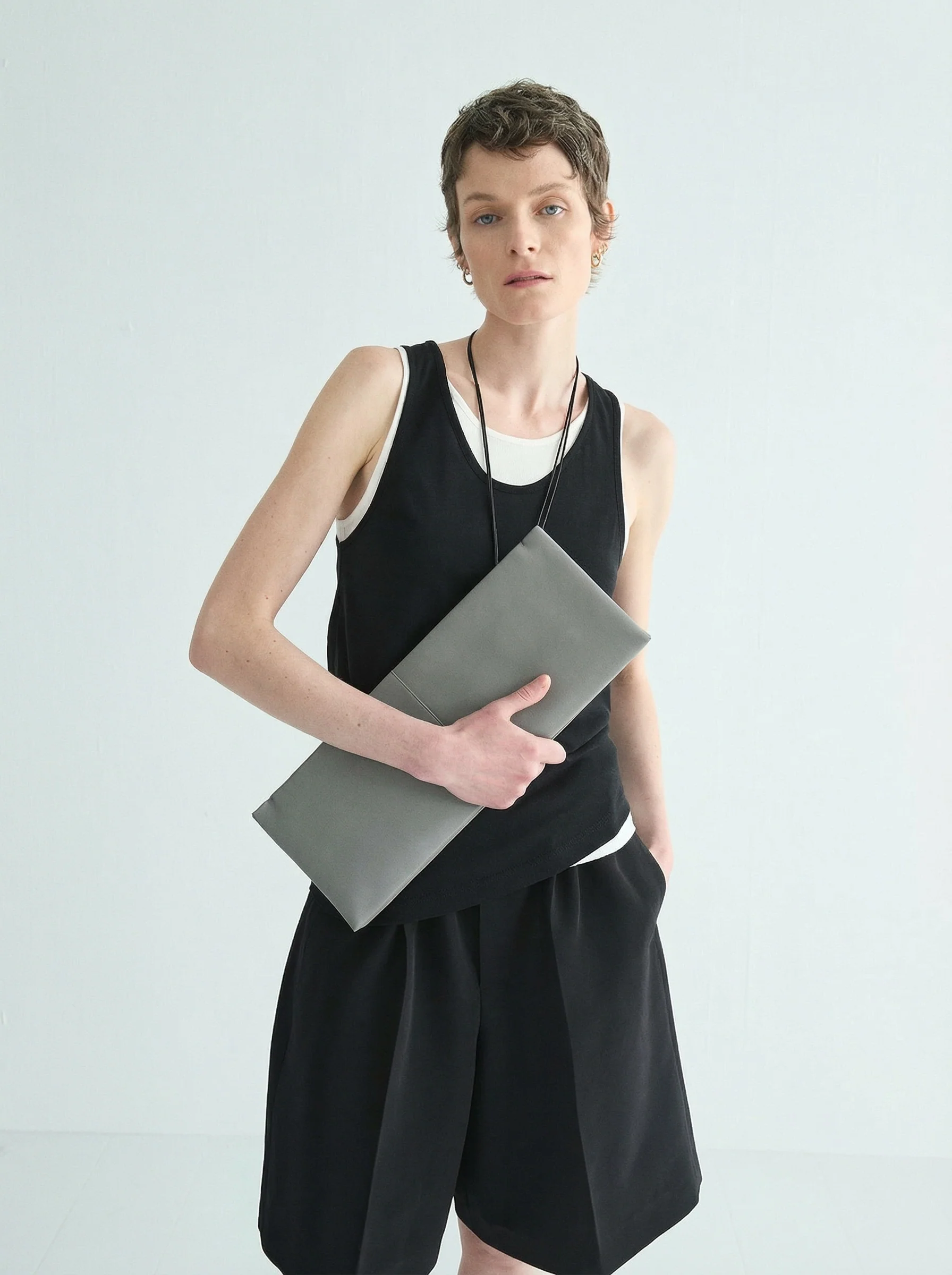 Contrast Layer Ribbed Tank Set - Image 2