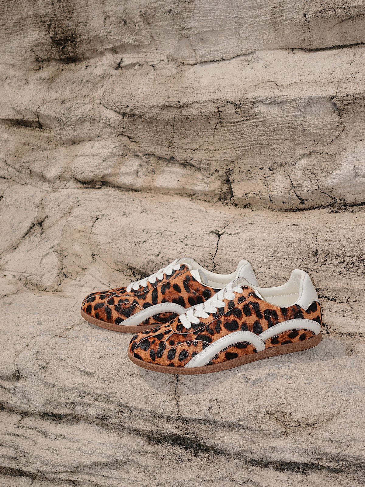 Contrast Panel Sneakers