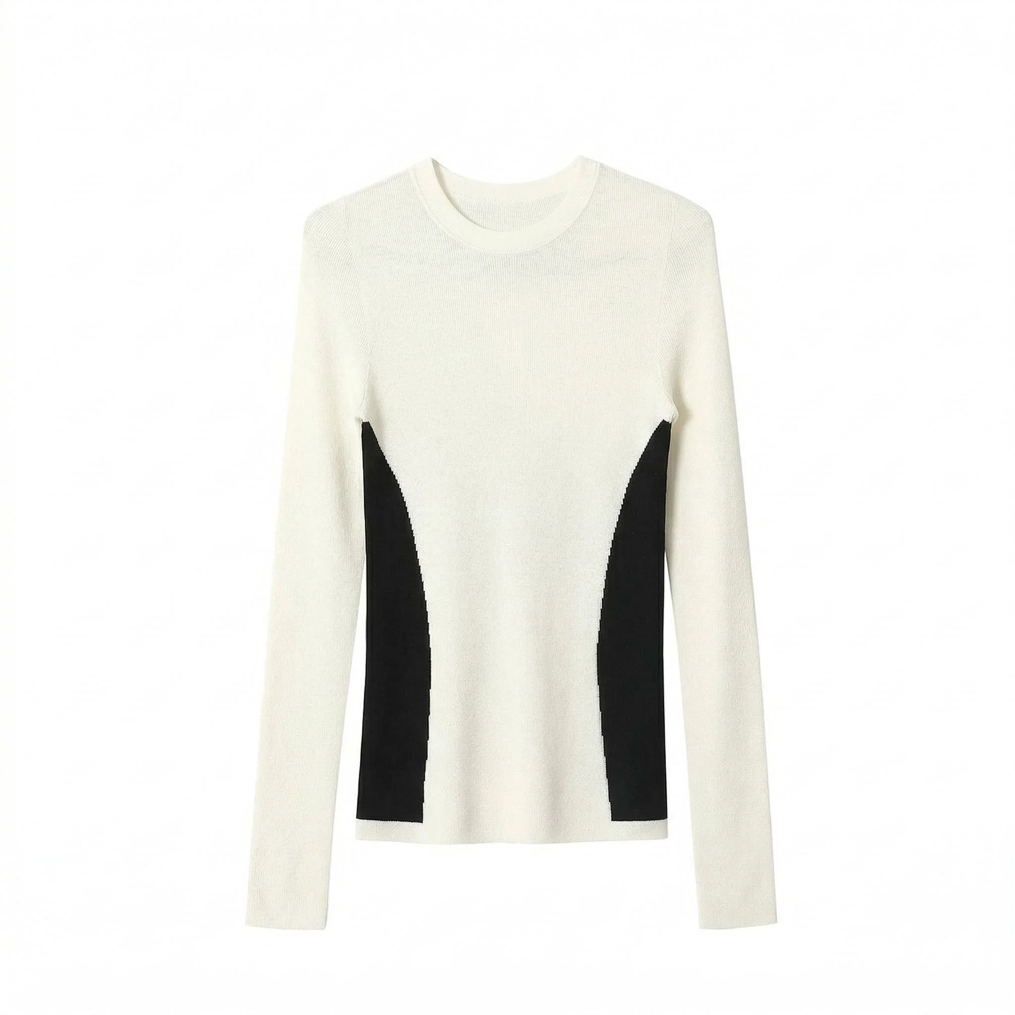 Contrast Panel Sweater - Image 6