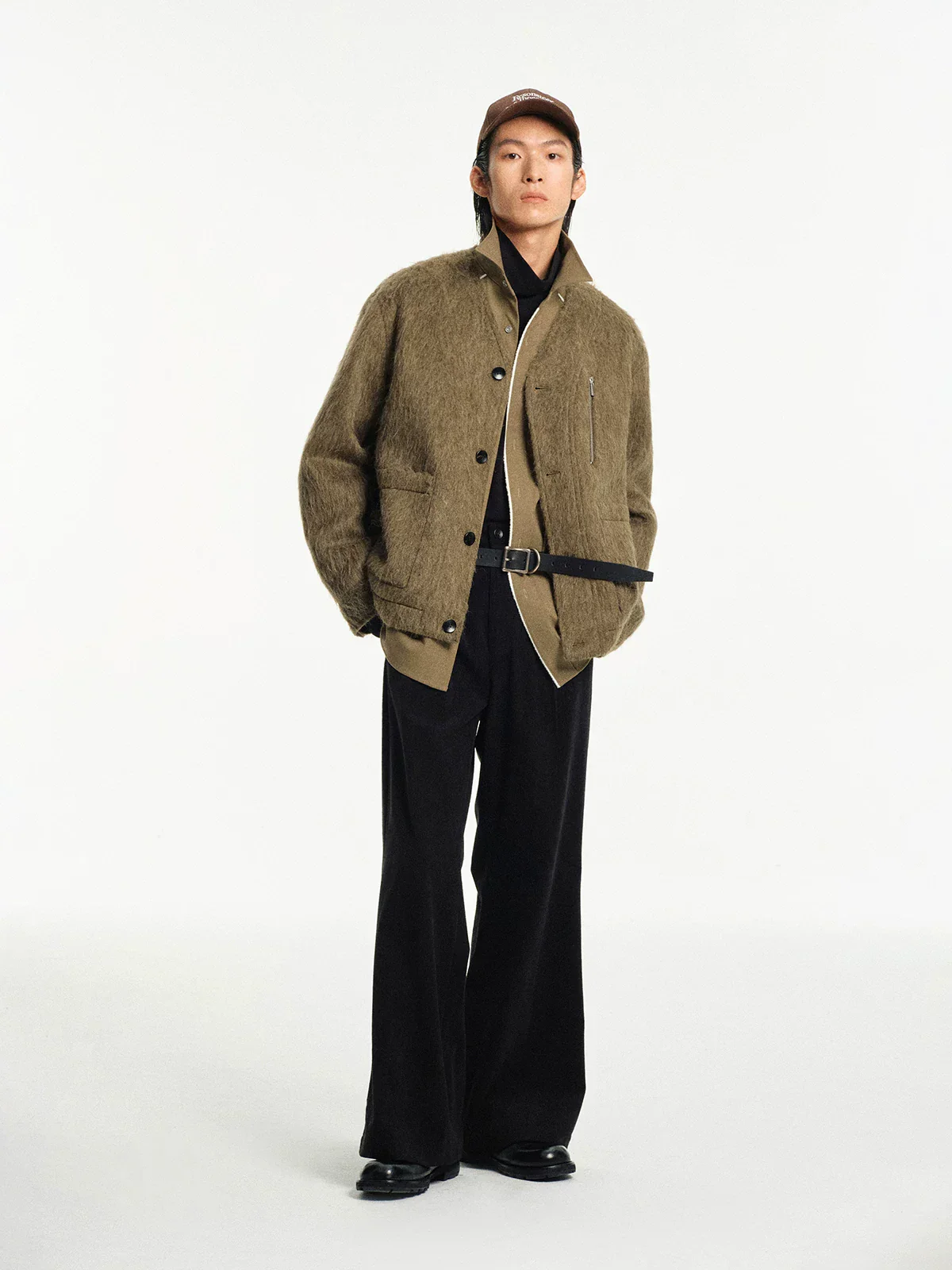 Contrast Piped Fleece Shirt - Image 3