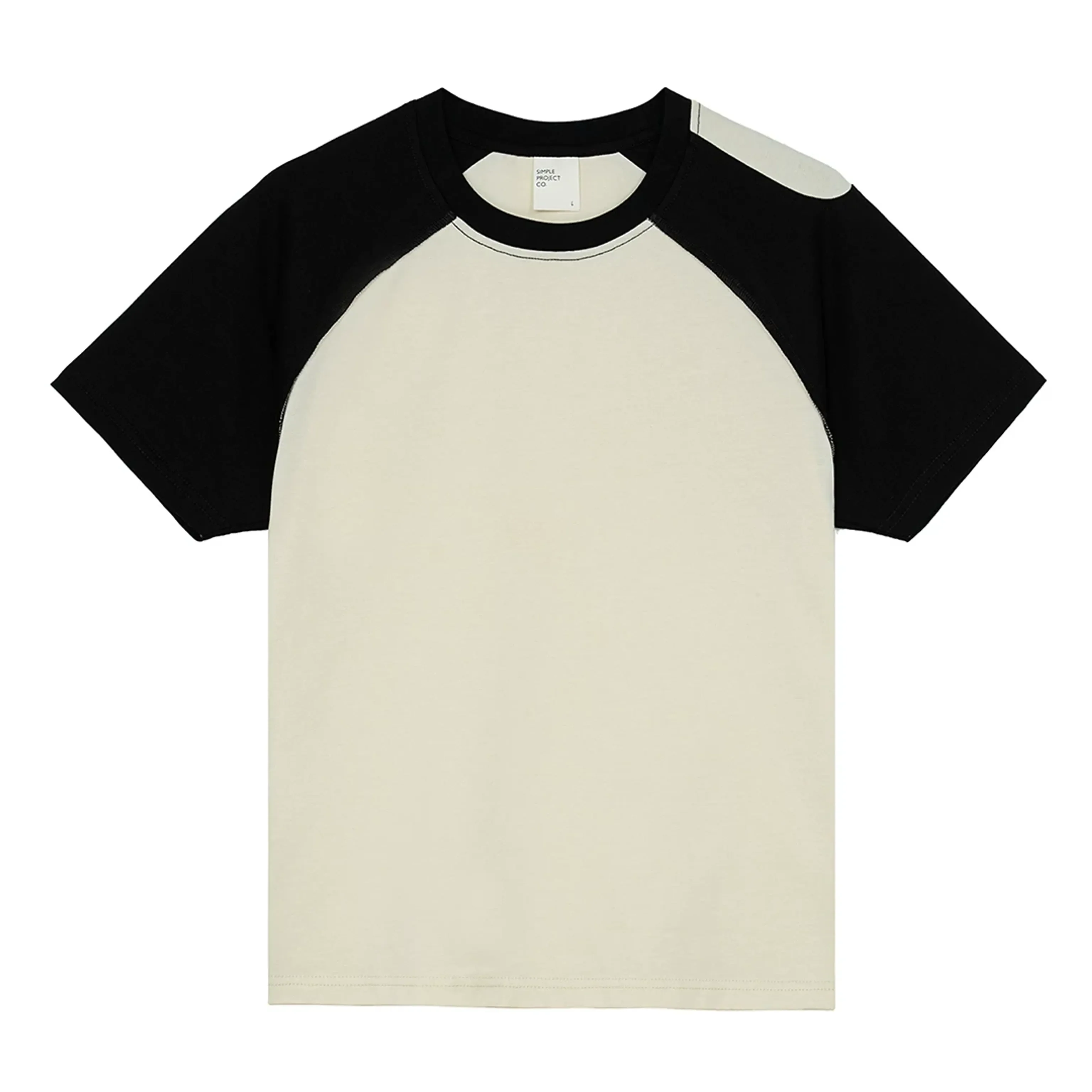Contrast Raglan Cotton Tee - Image 6