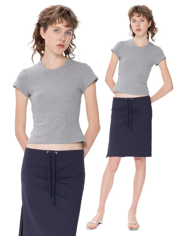 Contrast Stitch Baby Tee - Image 3