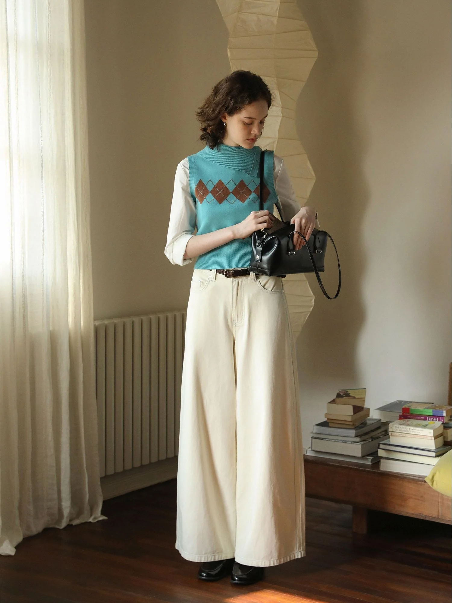 Contrast Stitch Jeans - Image 3