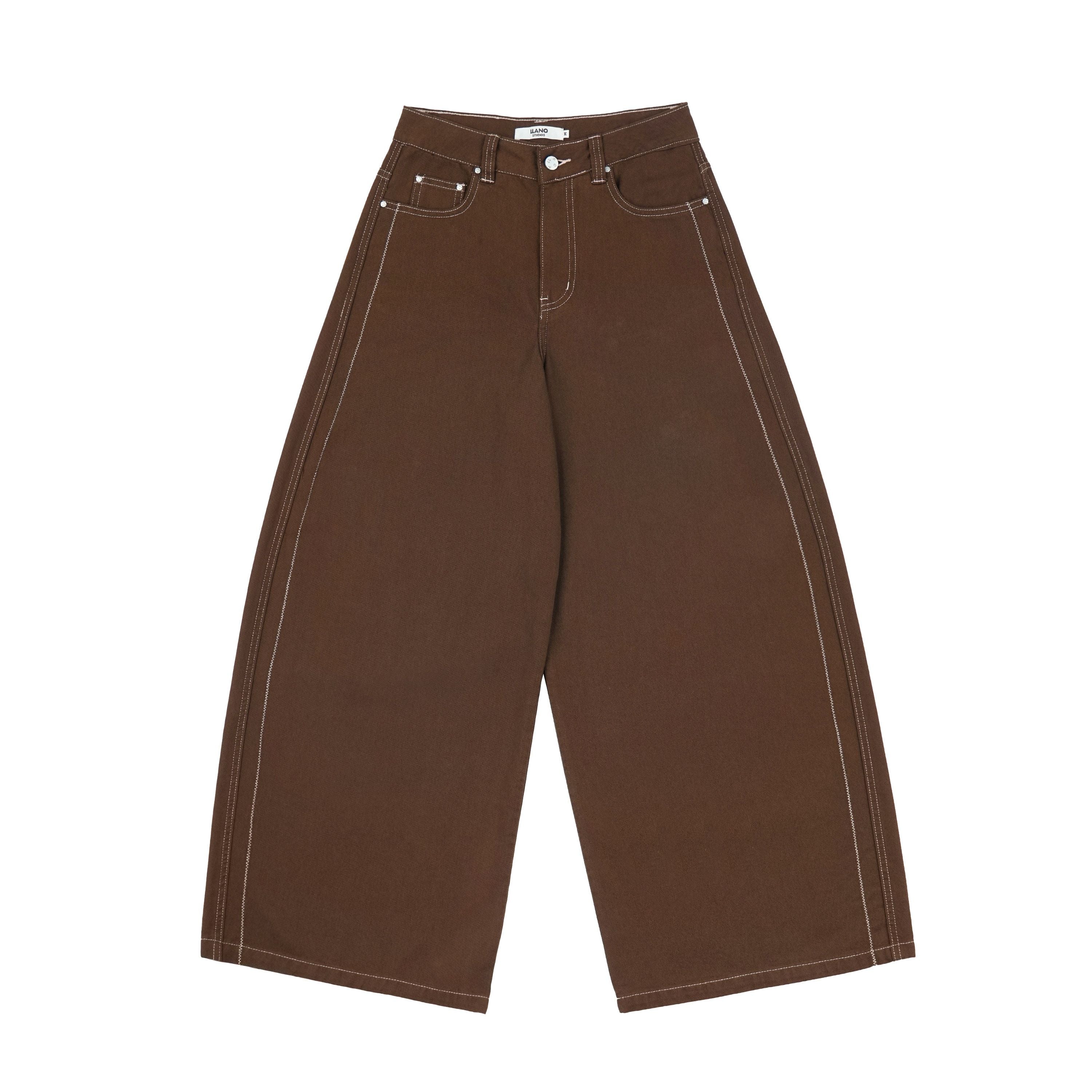 Contrast Stitch Jeans - Image 7