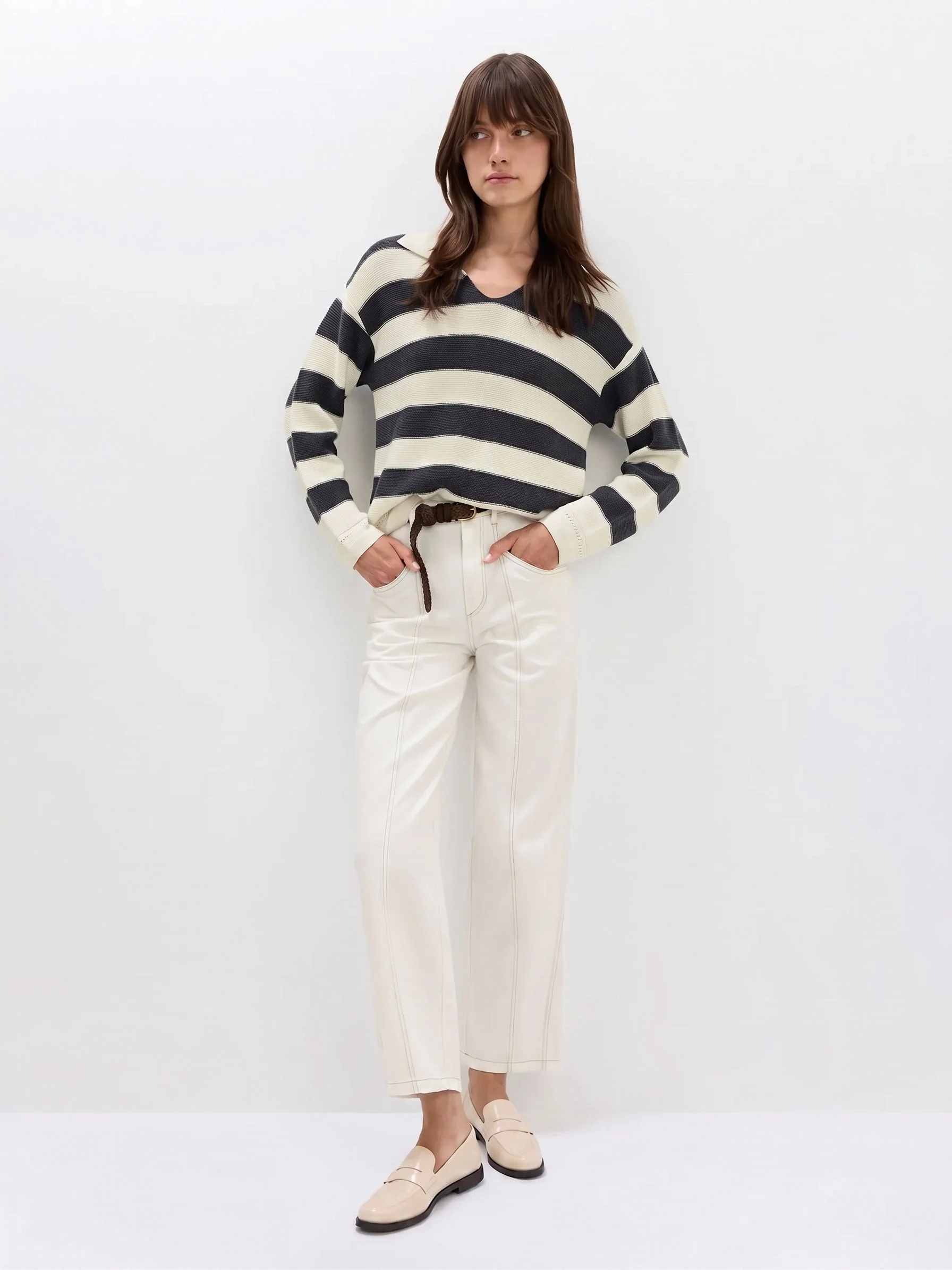 Contrast Stitch Pants - Image 3