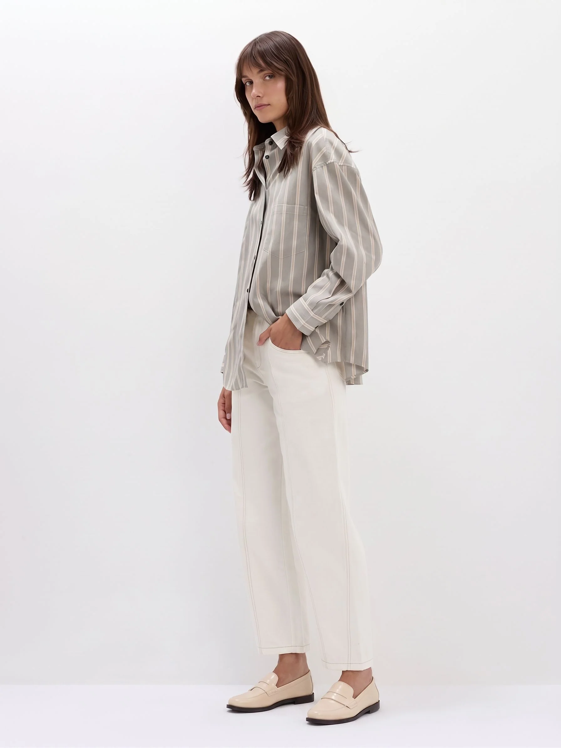 Contrast Stitch Pants - Image 4