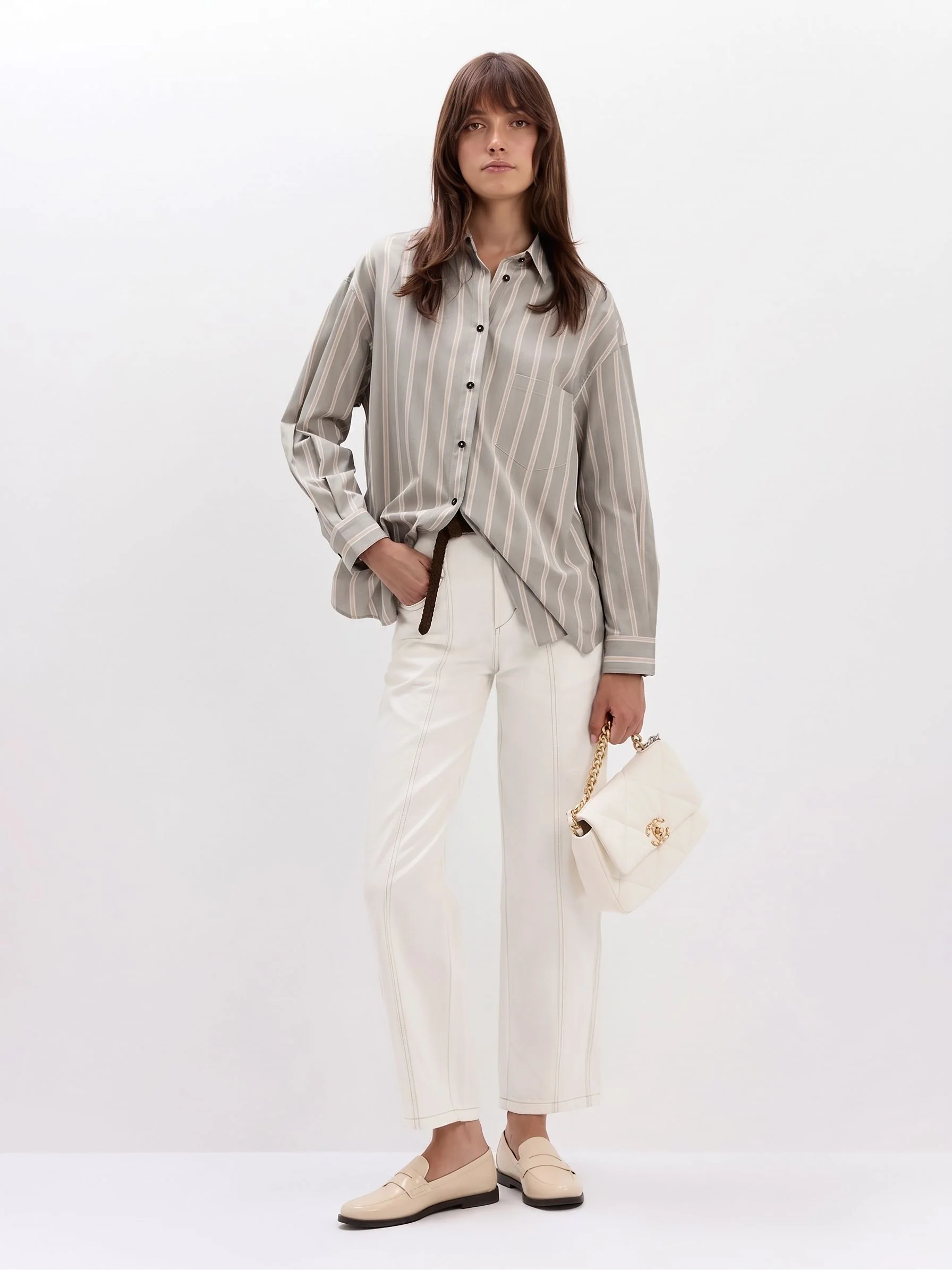 Contrast Stitch Pants - Image 5