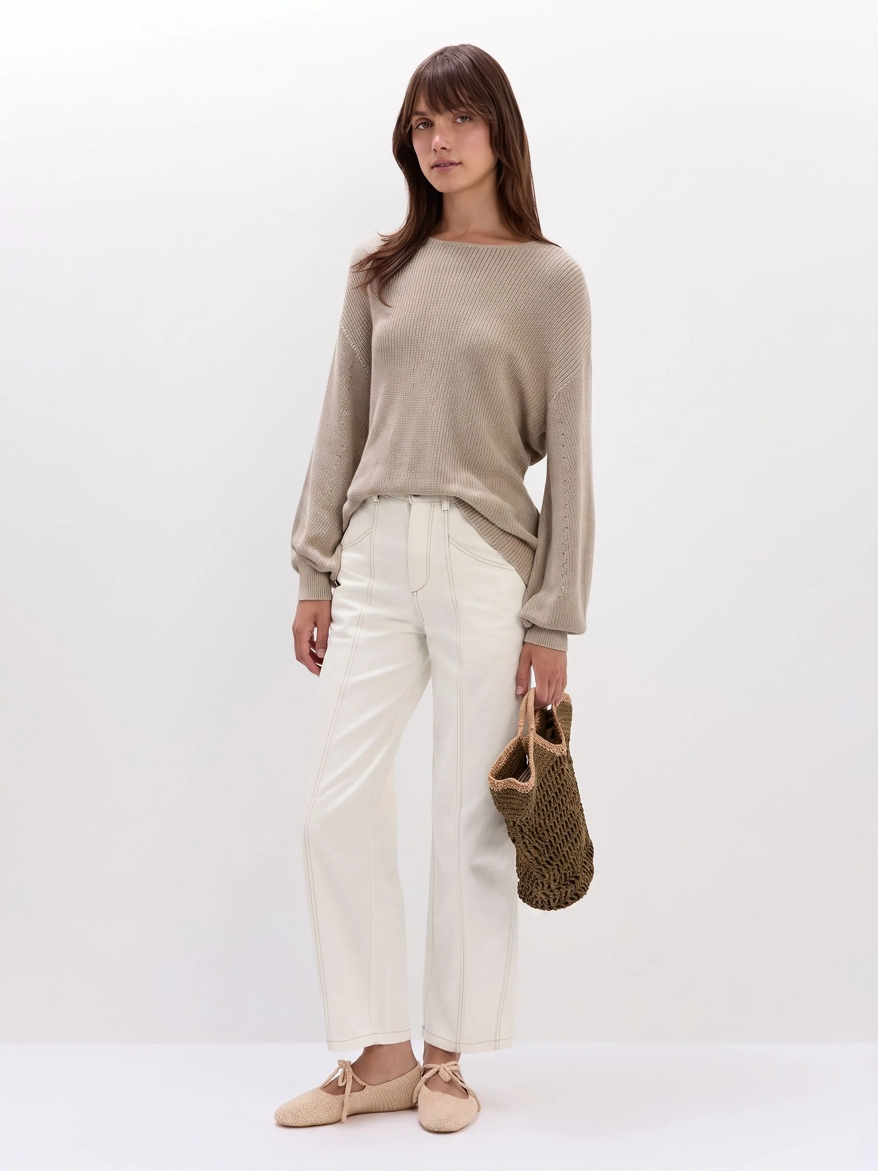 Contrast Stitch Pants - Image 6