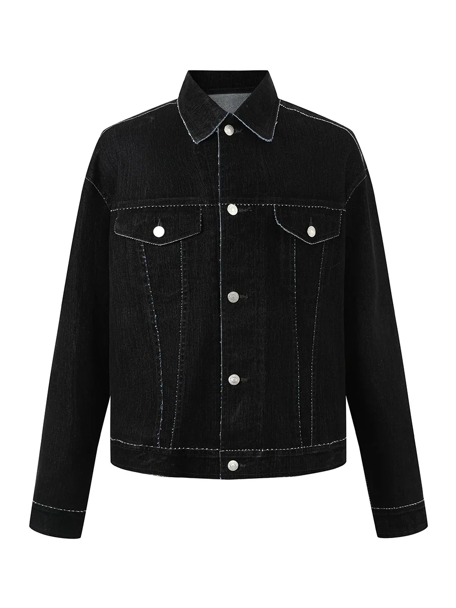 Contrast Stitch Trucker Jacket - Image 3