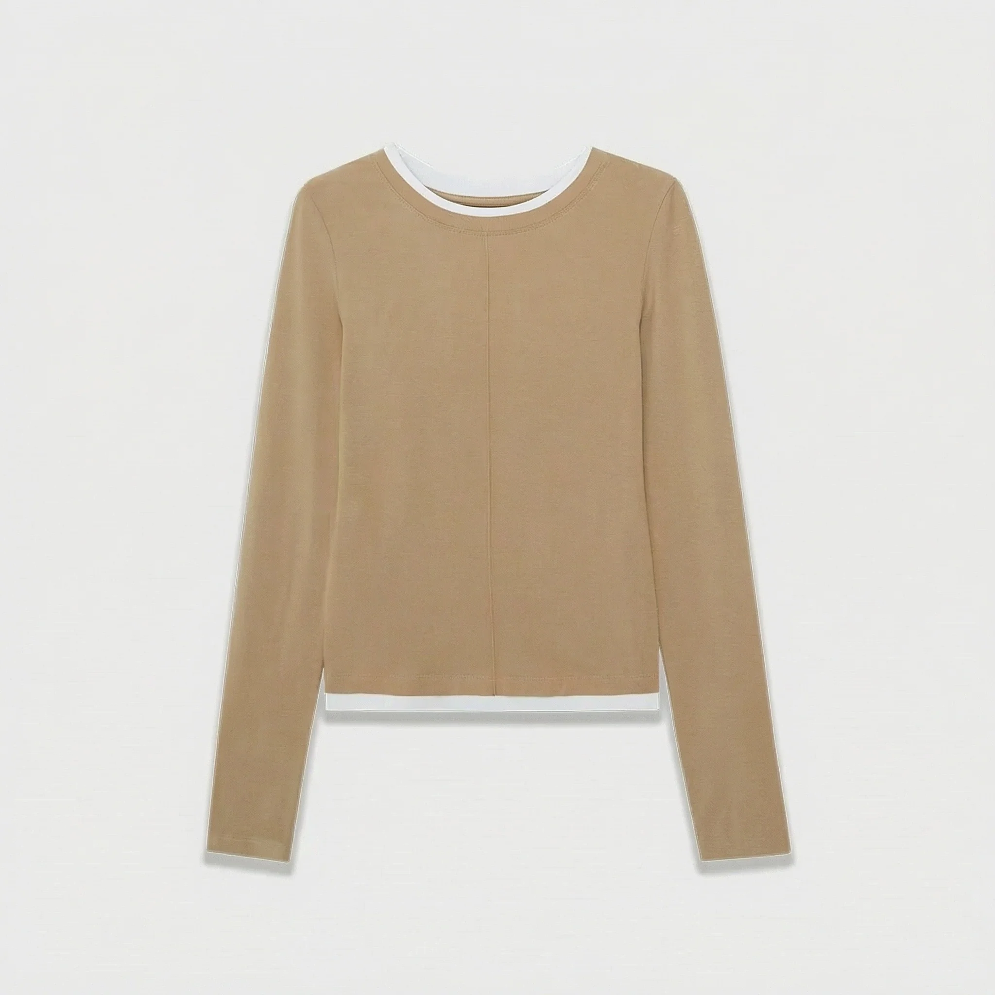 Contrast Trim Long Sleeve Shirt - Image 5