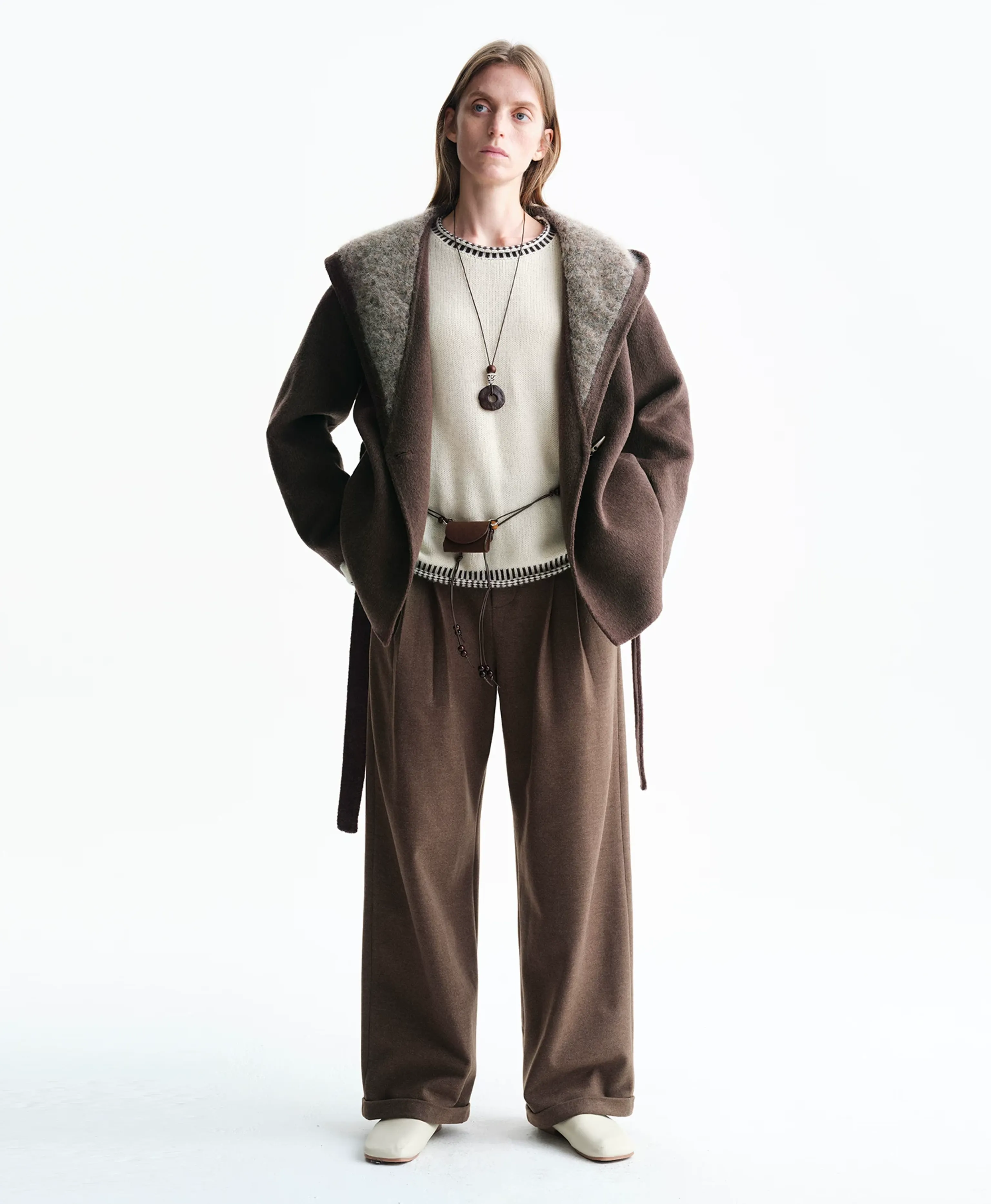 Contrast Trim Merino Crewneck - Image 4