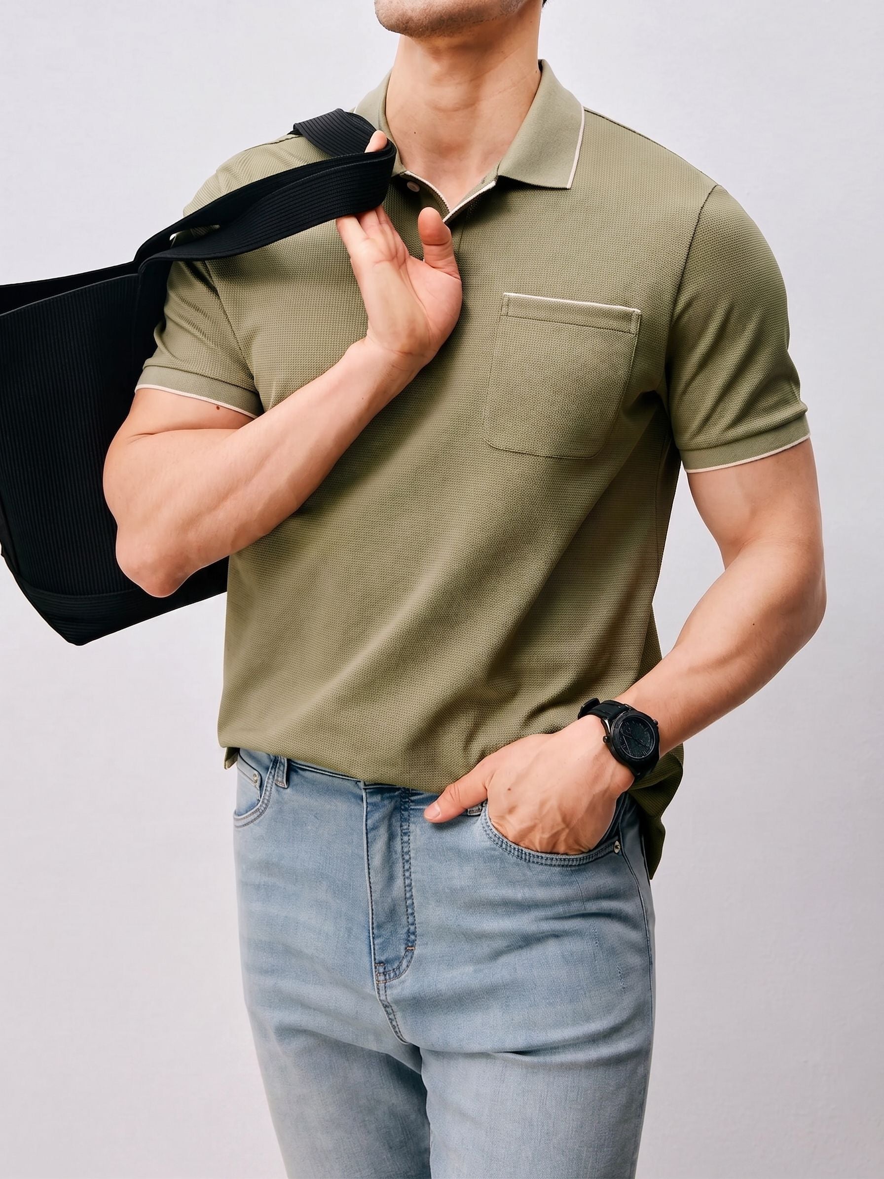 Contrast Trim Polo