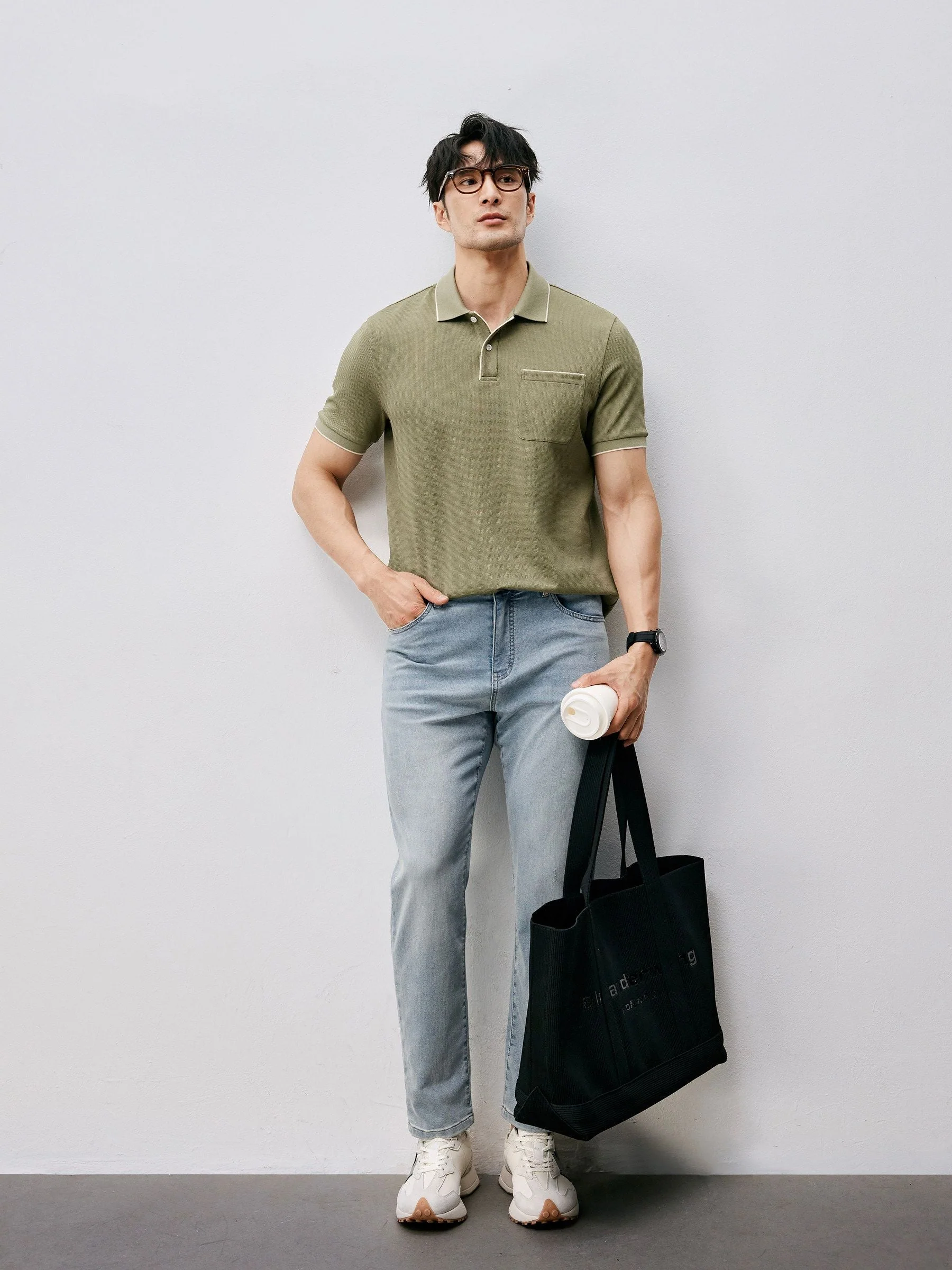 Contrast Trim Polo - Image 2