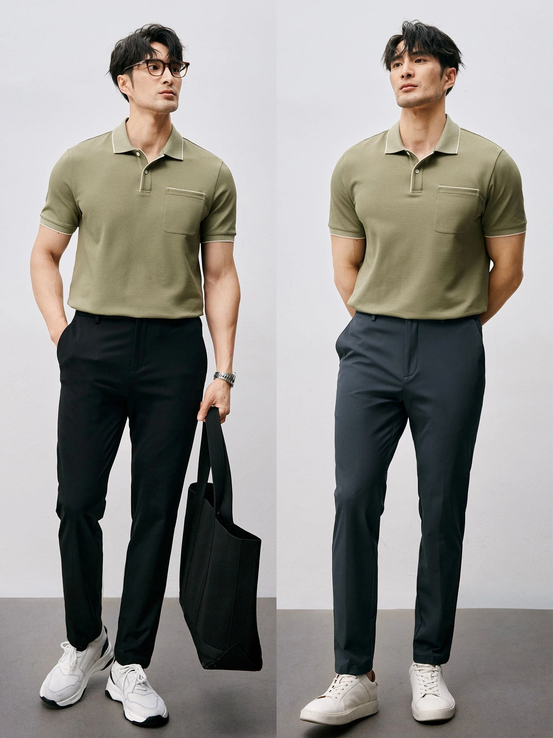 Contrast Trim Polo - Image 3