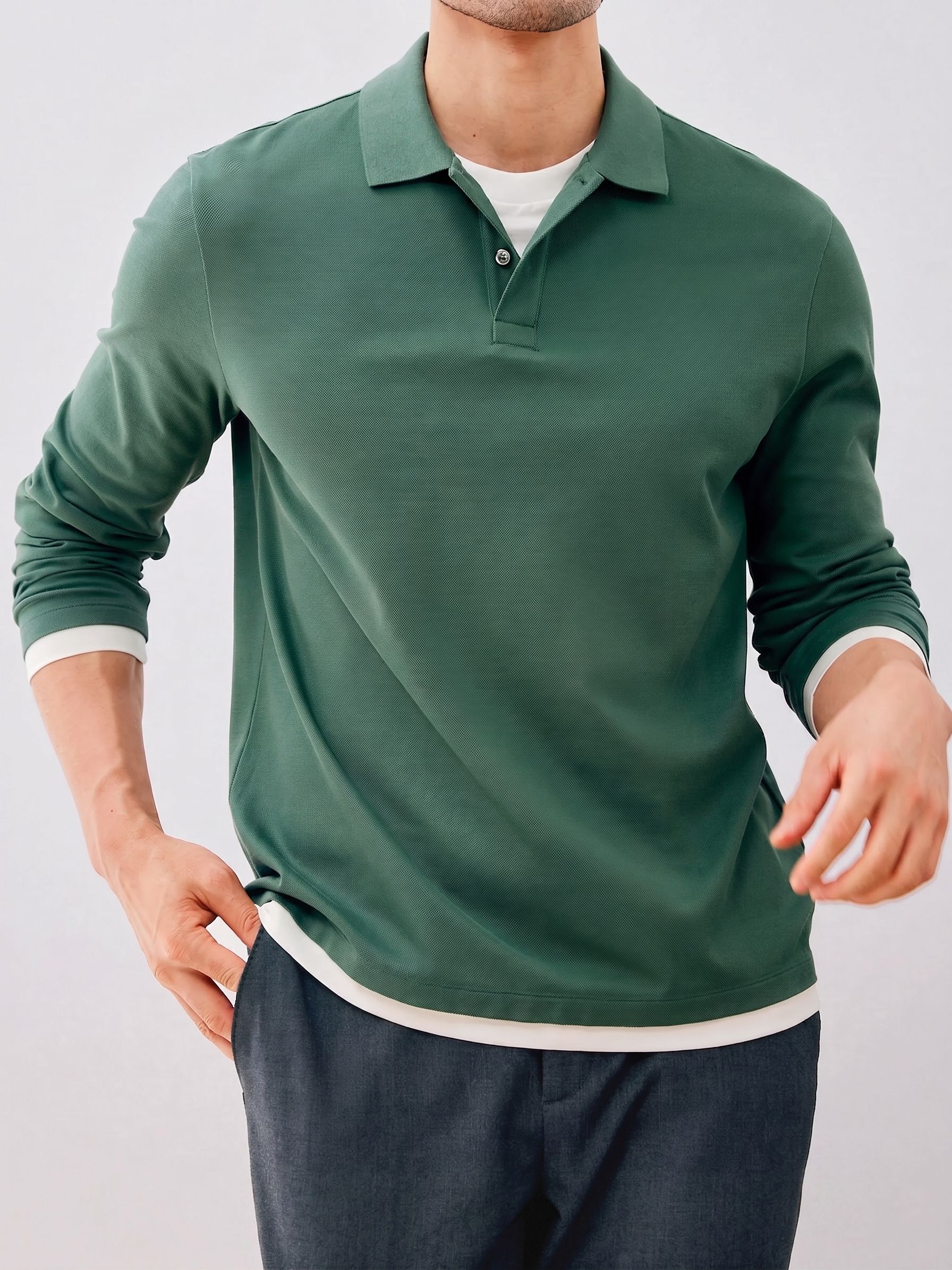 Contrast Trim Polo