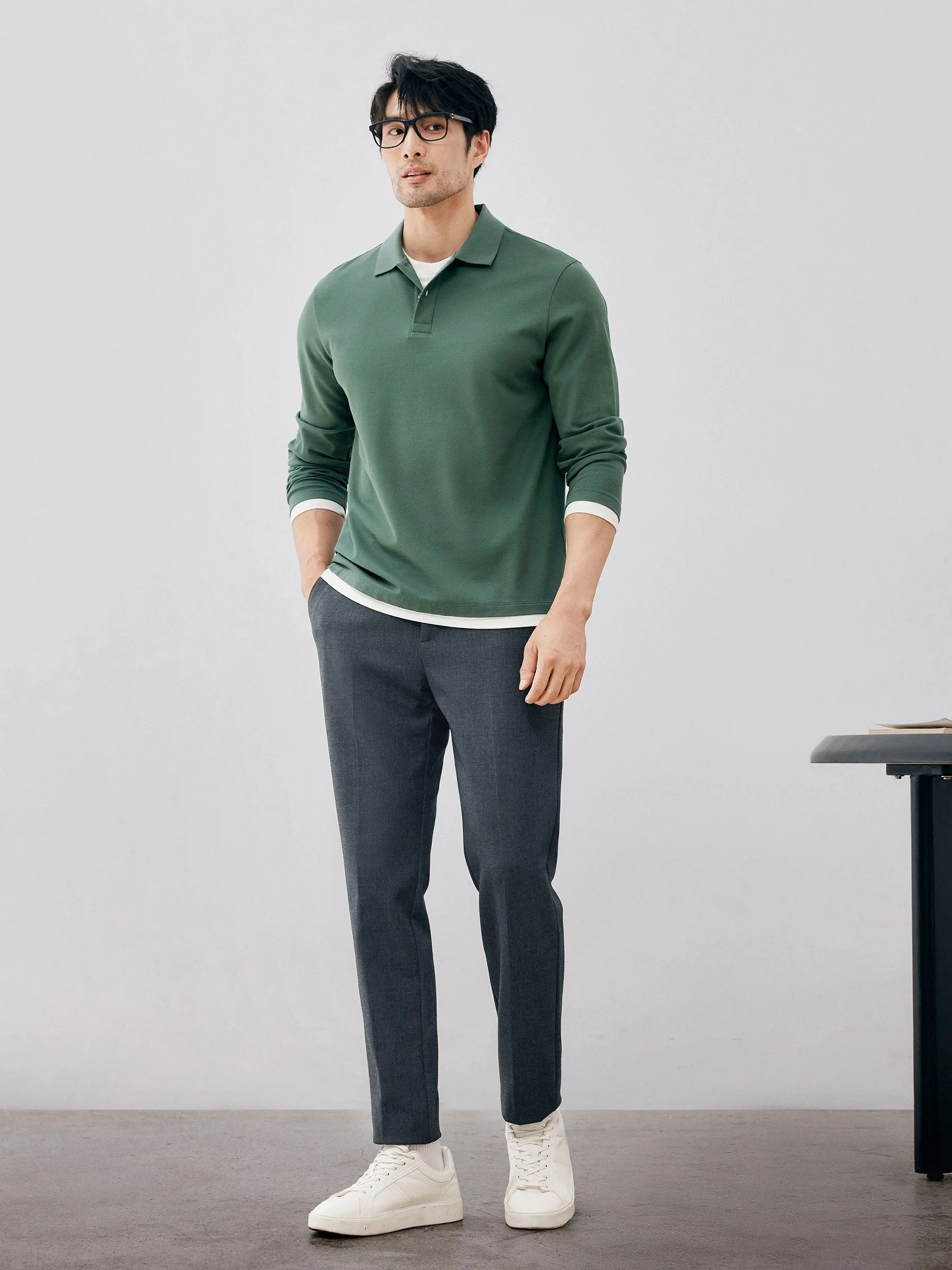 Contrast Trim Polo - Image 3