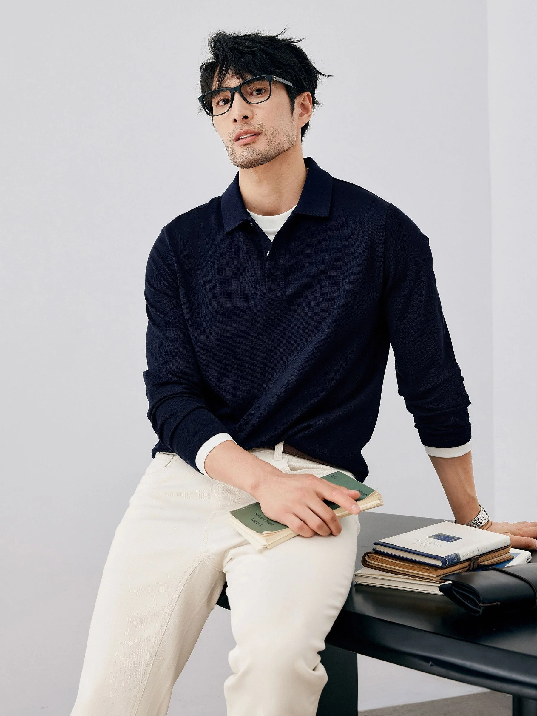 Contrast Trim Polo - Image 4