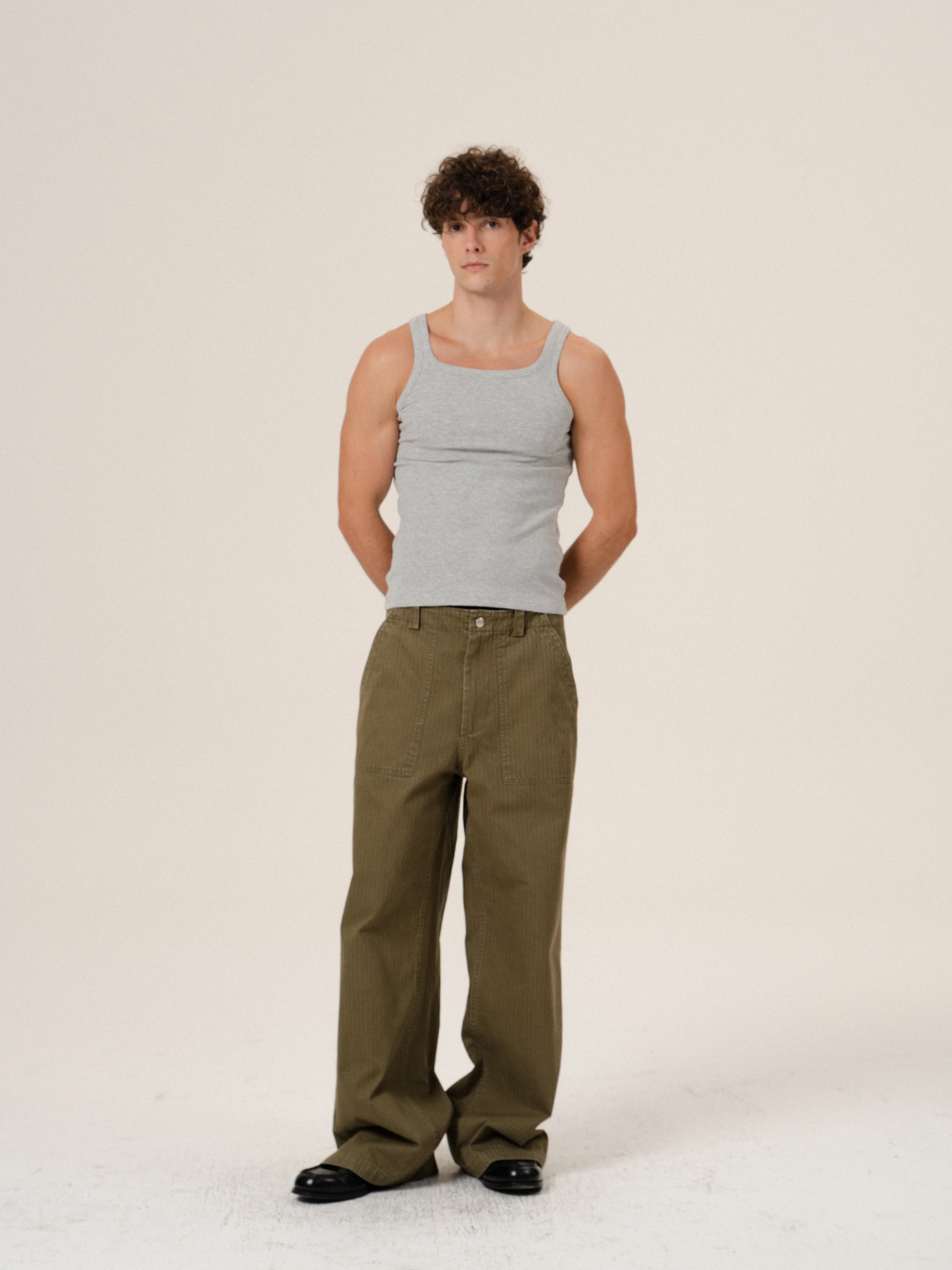 Contrast-Trim Ribbed Tank Top - Image 2