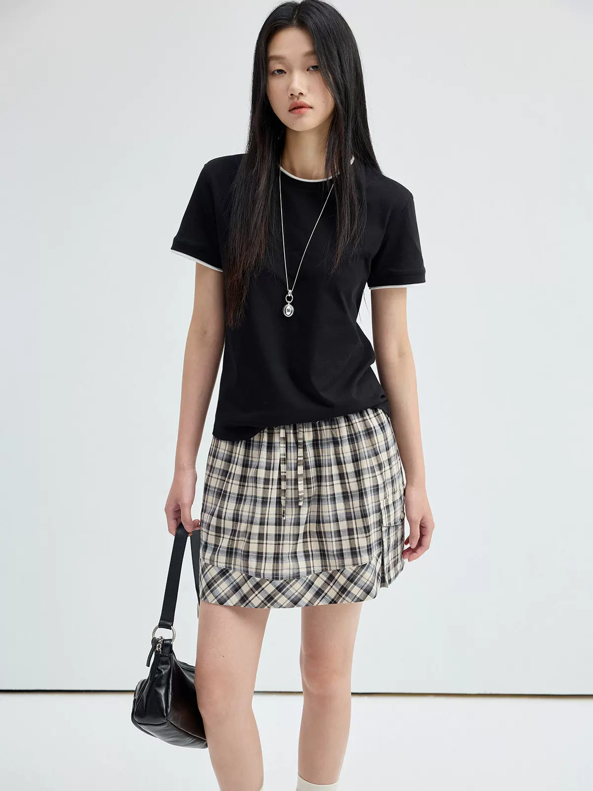 Contrast Trim Tee