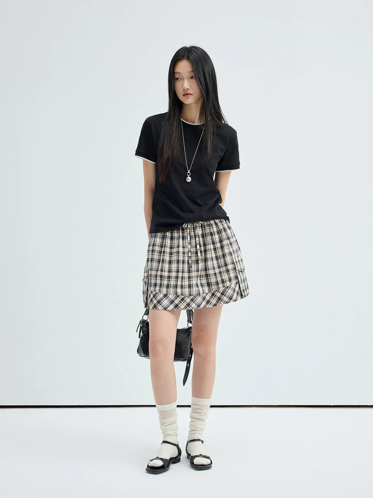 Contrast Trim Tee - Image 4
