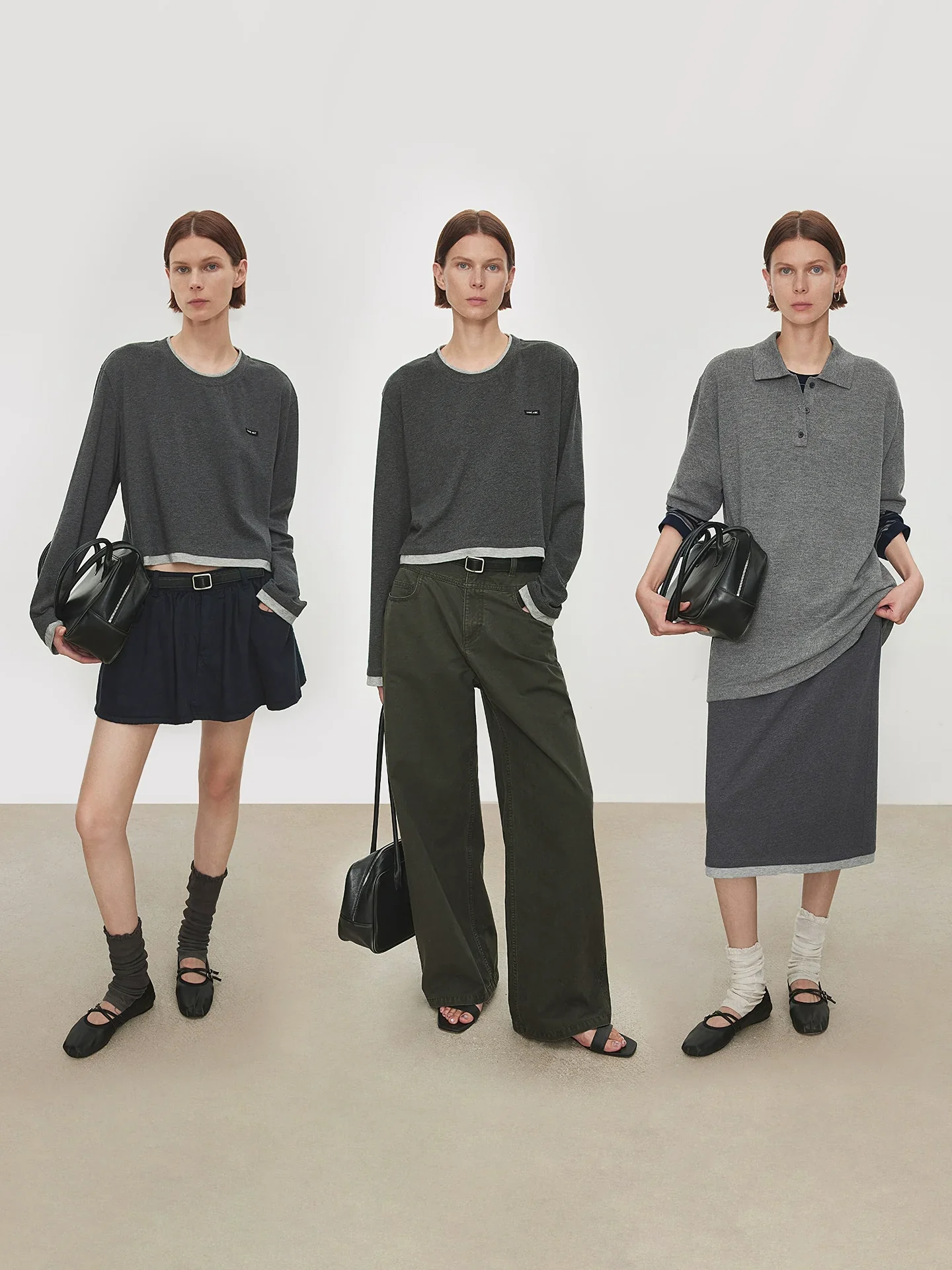 Contrast-TrimKnitCropTop&MidiSkirtSet - Image 4