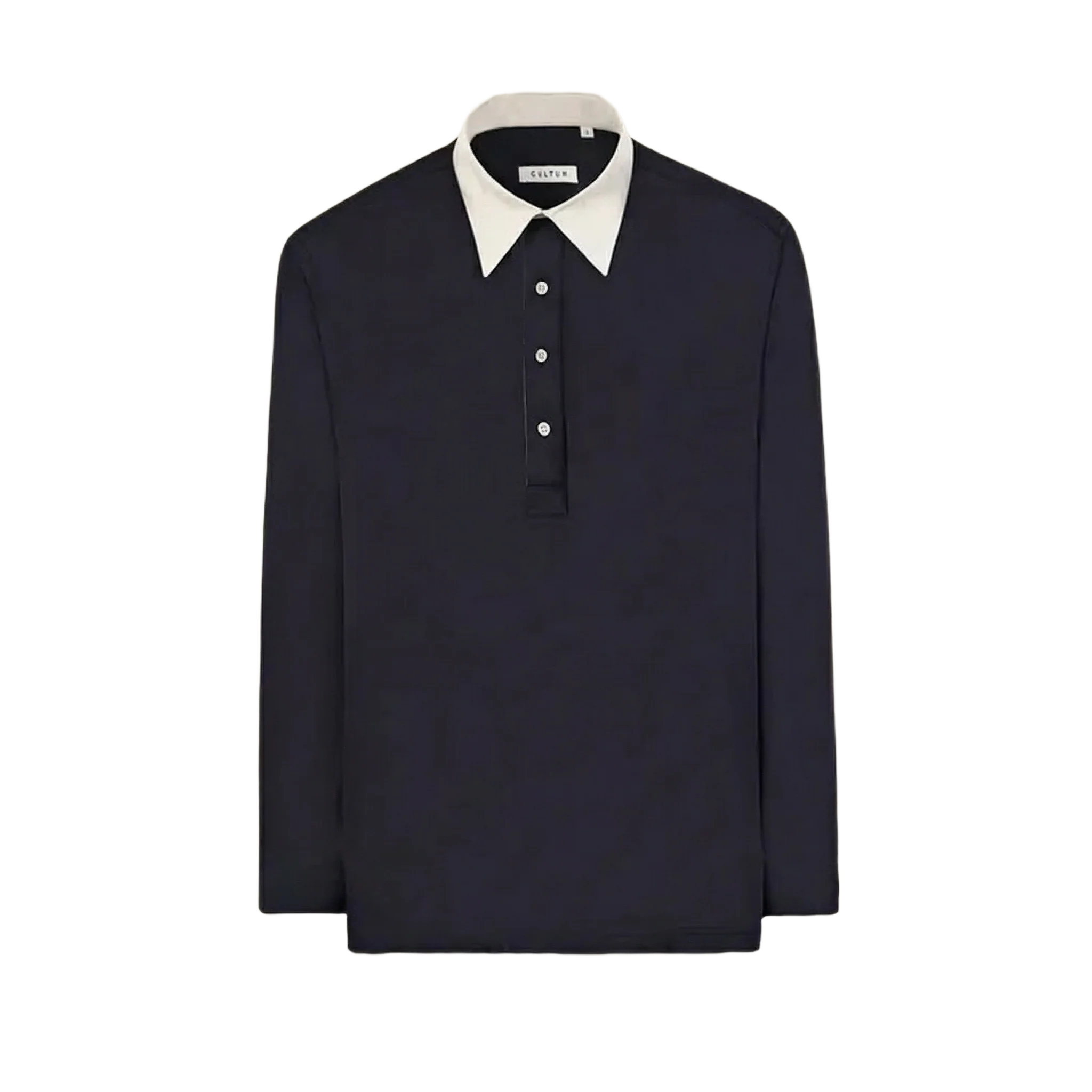 Contrasting Collar Pima Cotton Tennis Polo - Image 8