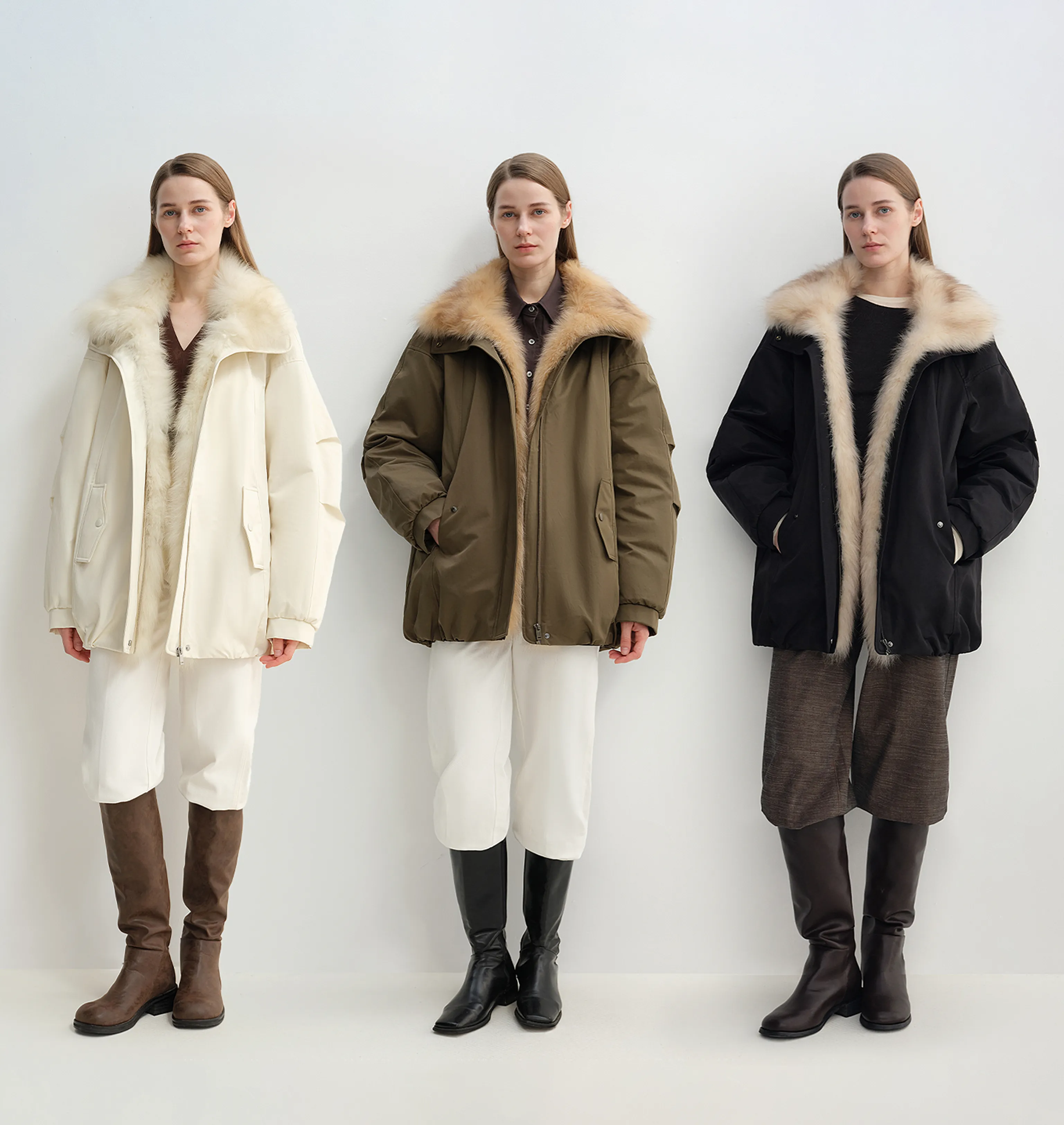Convertible Fox Fur Down Parka - Image 8
