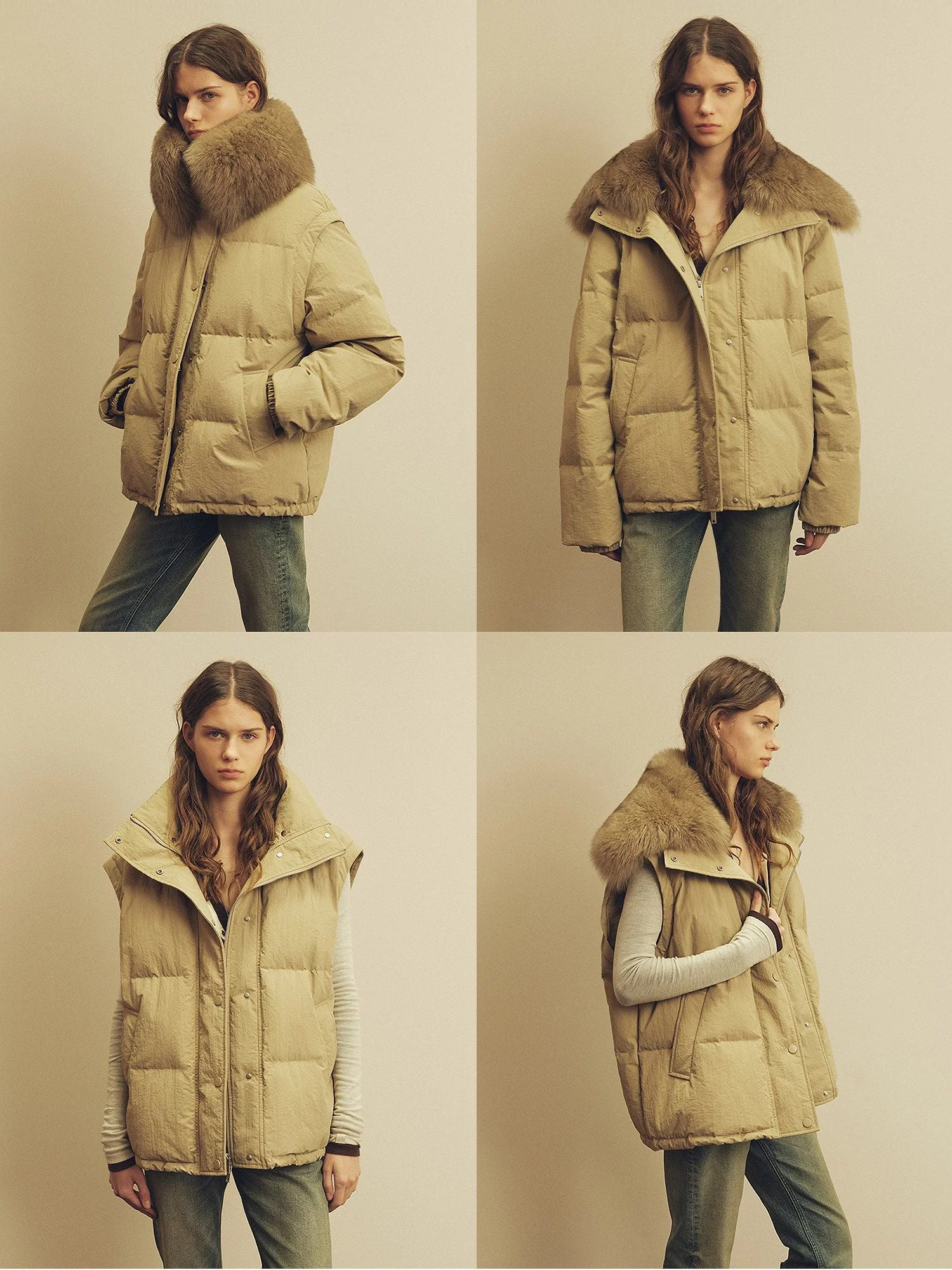 Convertible Fur Puffer - Image 2