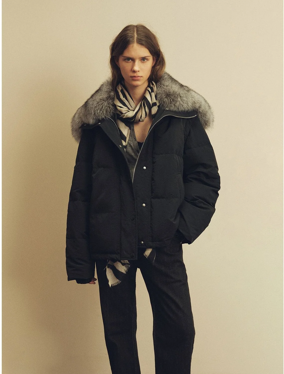 Convertible Fur Puffer - Image 7