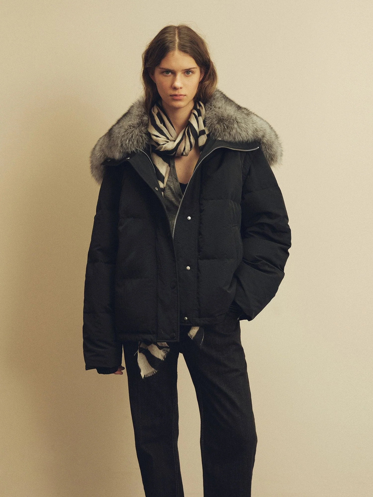 Convertible Fur Puffer - Image 3