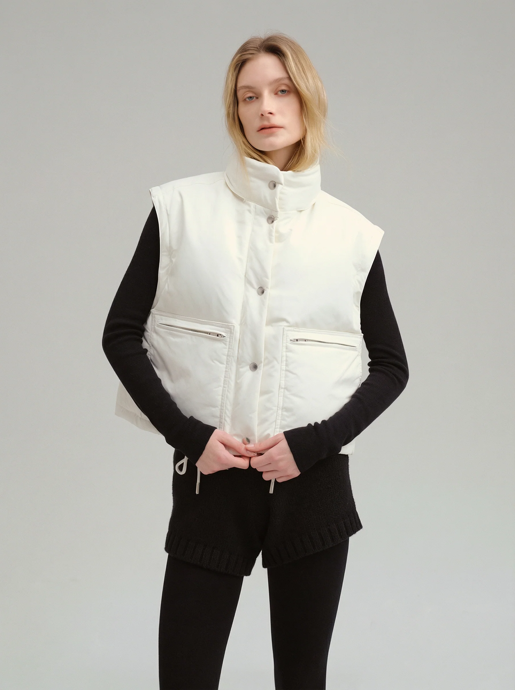 Convertible Hooded Down Jacket - Image 2